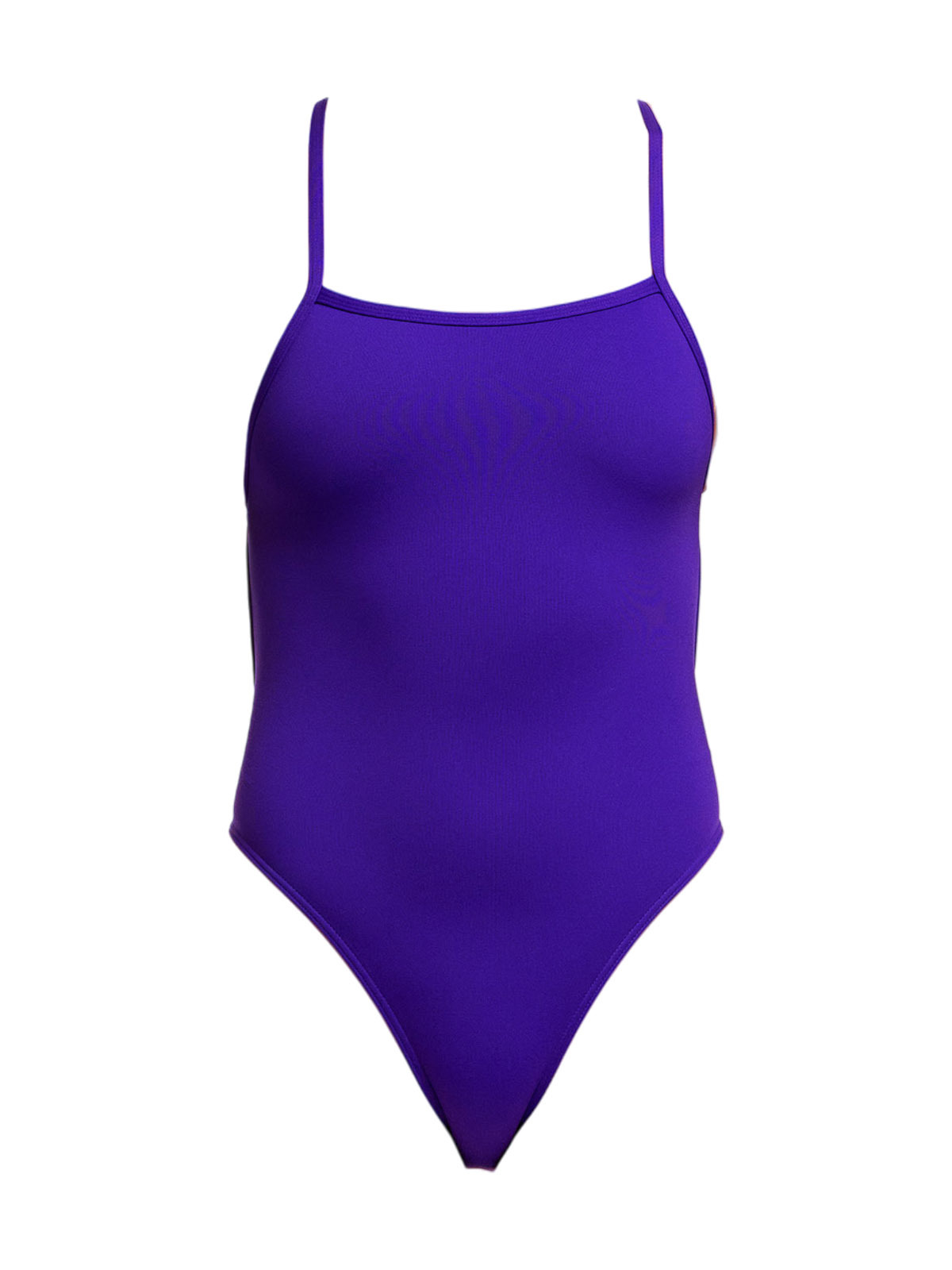 Funkita SST Still Purple Kadın Antrenman Mayosu – İnce Askı Tasarımı & C-Infinity Klor Dayanımlı