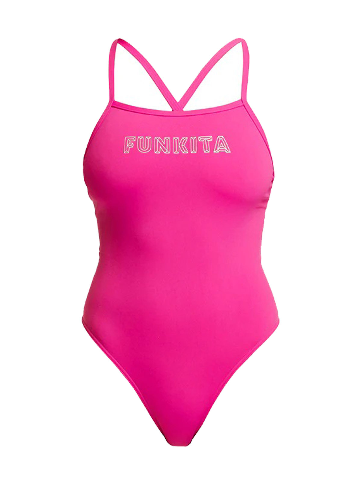 Funkita TMT Candy Kadın Antrenman Mayosu – Ayarlanabilir Askı Tasarımı & C-Infinity Klor Dayanımlı