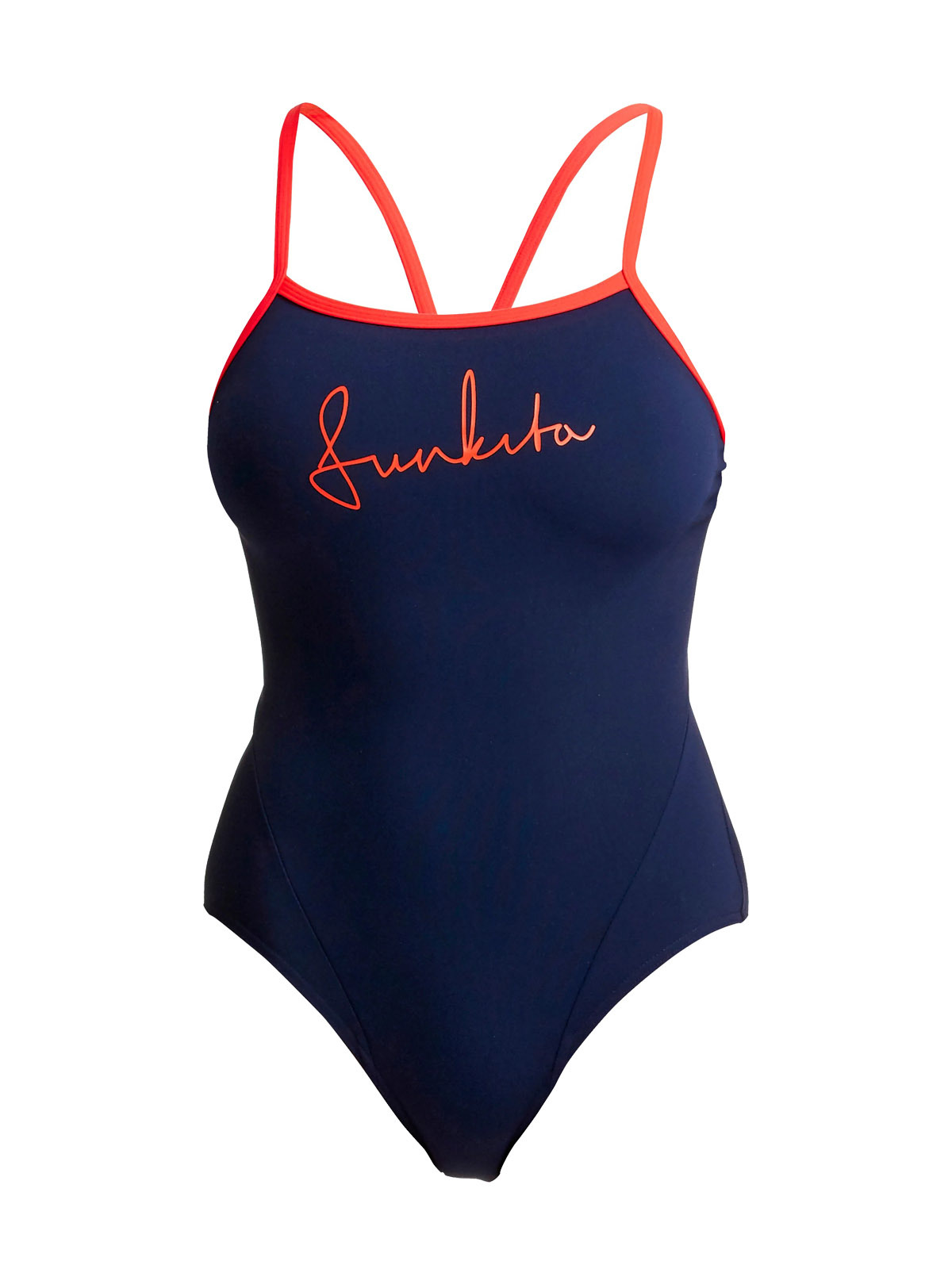 Funkita SS Ocean Fire Kadın Antrenman Mayosu – İnce Askı Tasarımı & C-Infinity Klor Dayanımlı