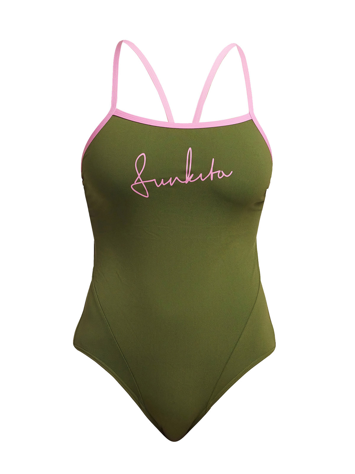 Funkita SS Glamo Camo Kadın Antrenman Mayosu –İnce Askı Tasarımı & C-Infinity Klor Dayanımlı