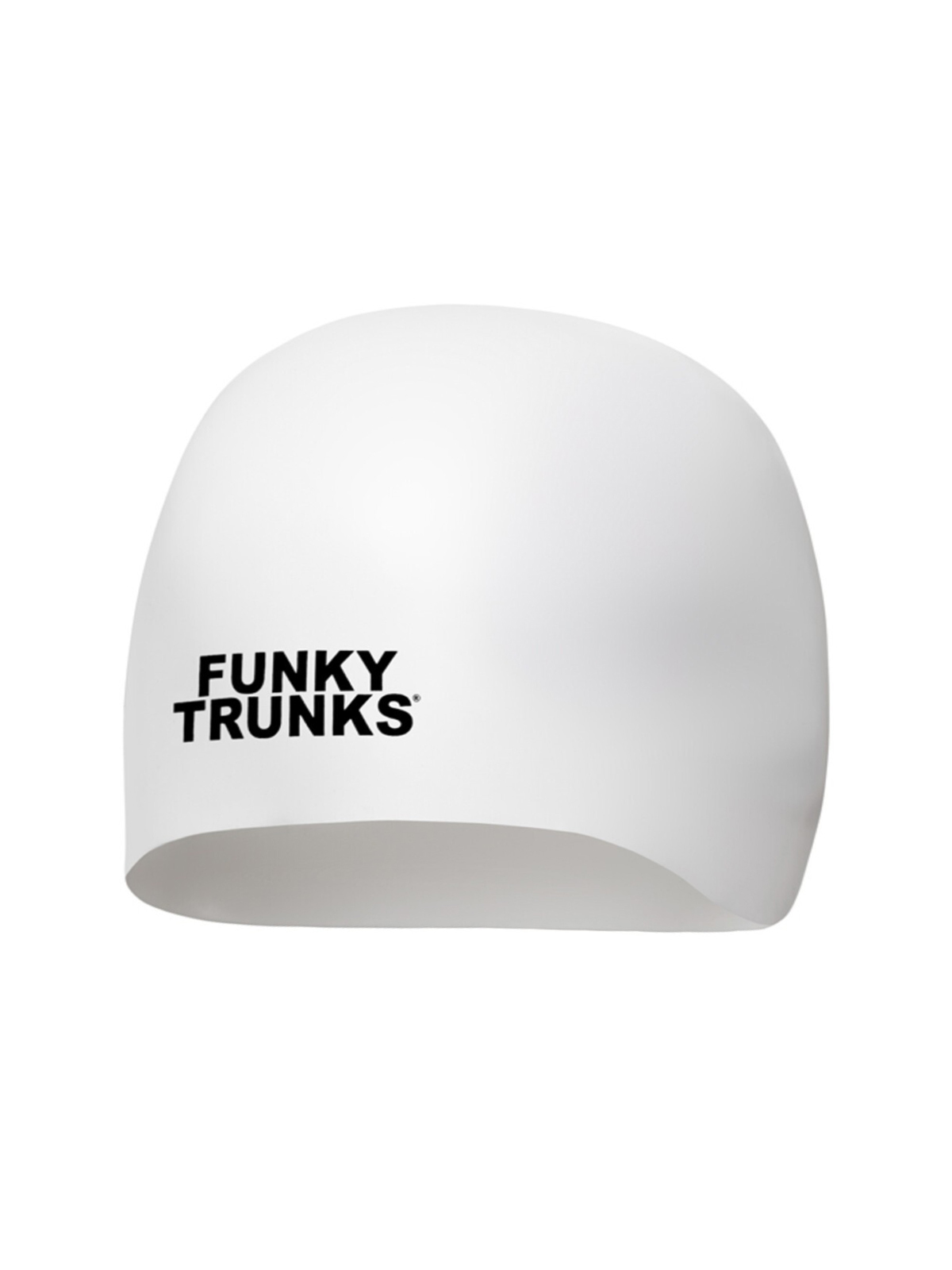 Funky Trunks Dome Racing Swimming Cap Still White – Yarış Bonesi