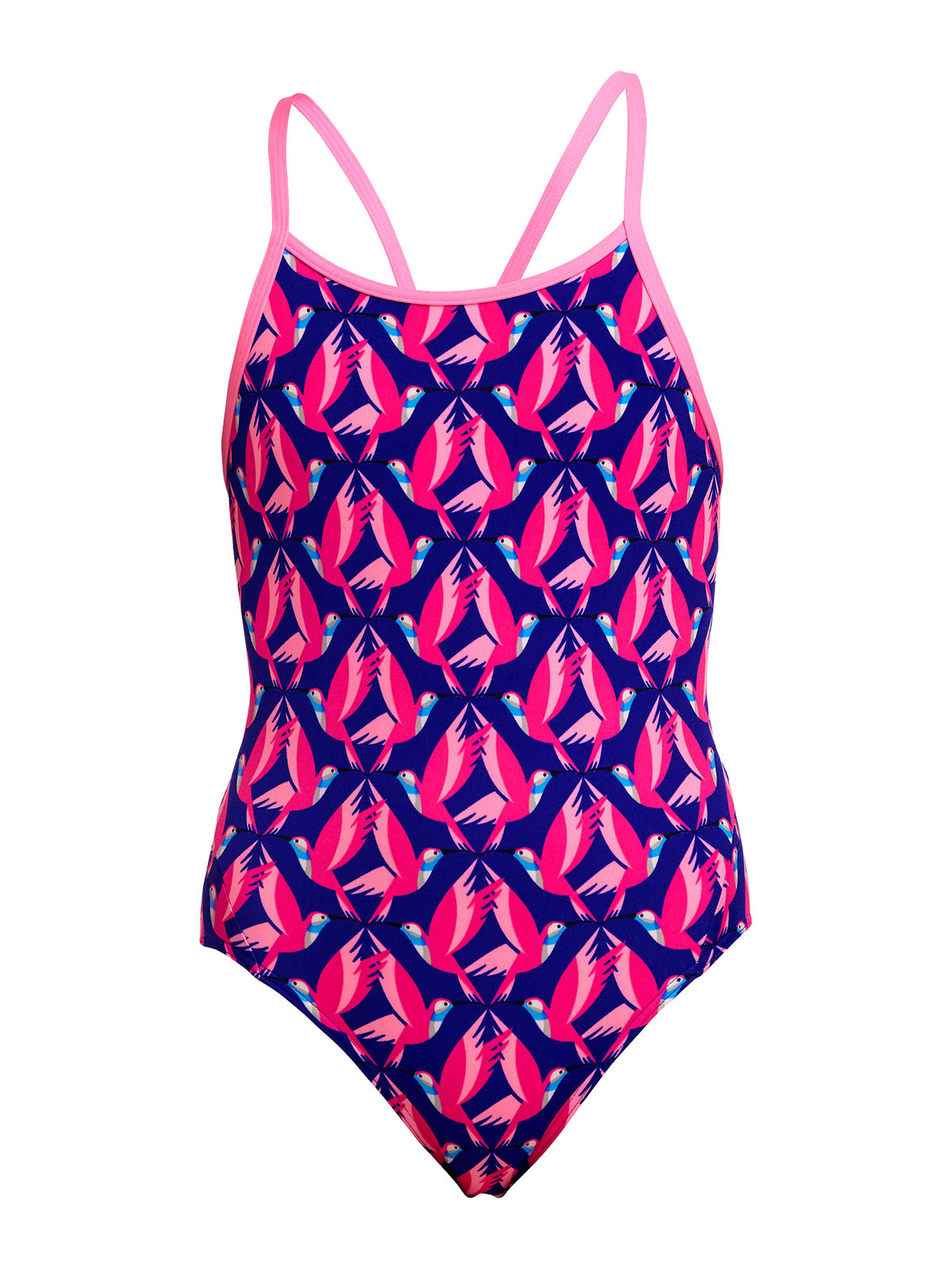 Funkita DB Ho Hum Kız Çocuk Antrenman Mayosu – Rahat Tasarım & C-Infinity Klor Dayanımlı