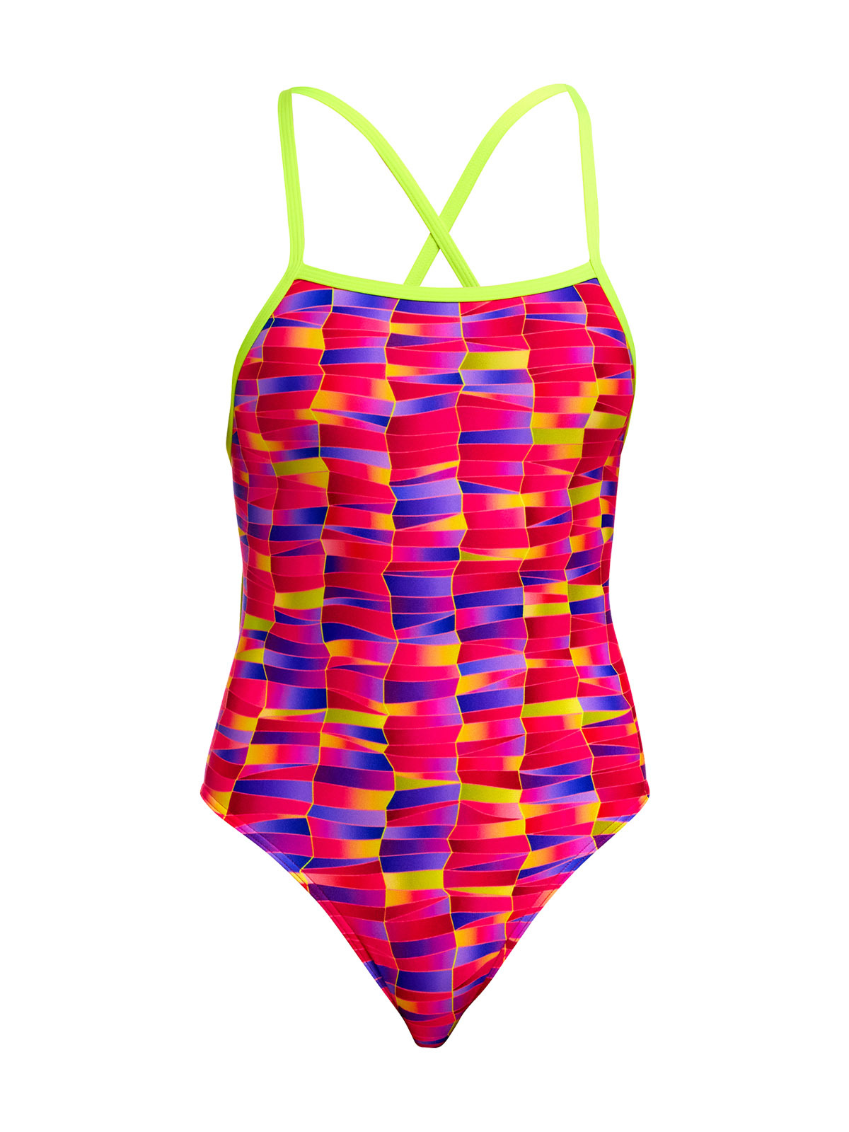 Funkita TMT Wriggle Walls Kadın Antrenman Mayosu – Ayarlanabilir Bağlamalı Askı Tasarımı & C-Infinity Klor Dayanımlı