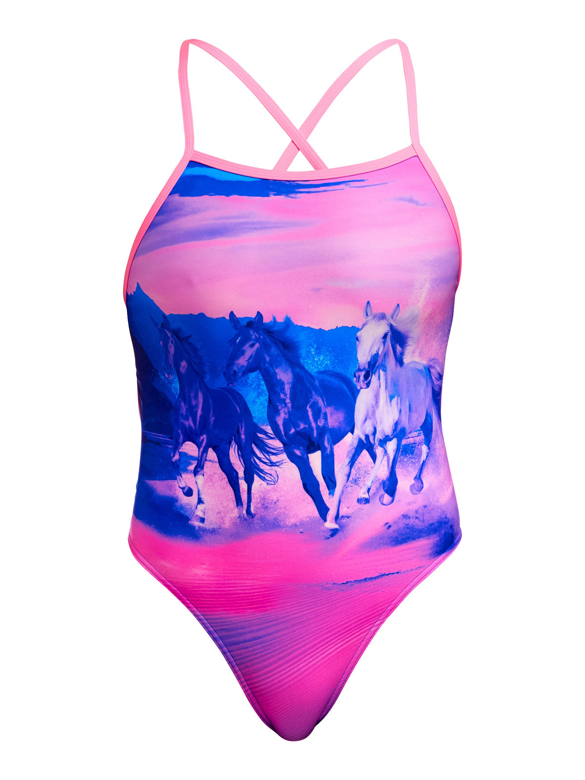 Funkita TMT Ride Time Kadın Antrenman Mayosu – Ayarlanabilir Bağlamalı Askı Tasarımı & C-Infinity Klor Dayanımlı
