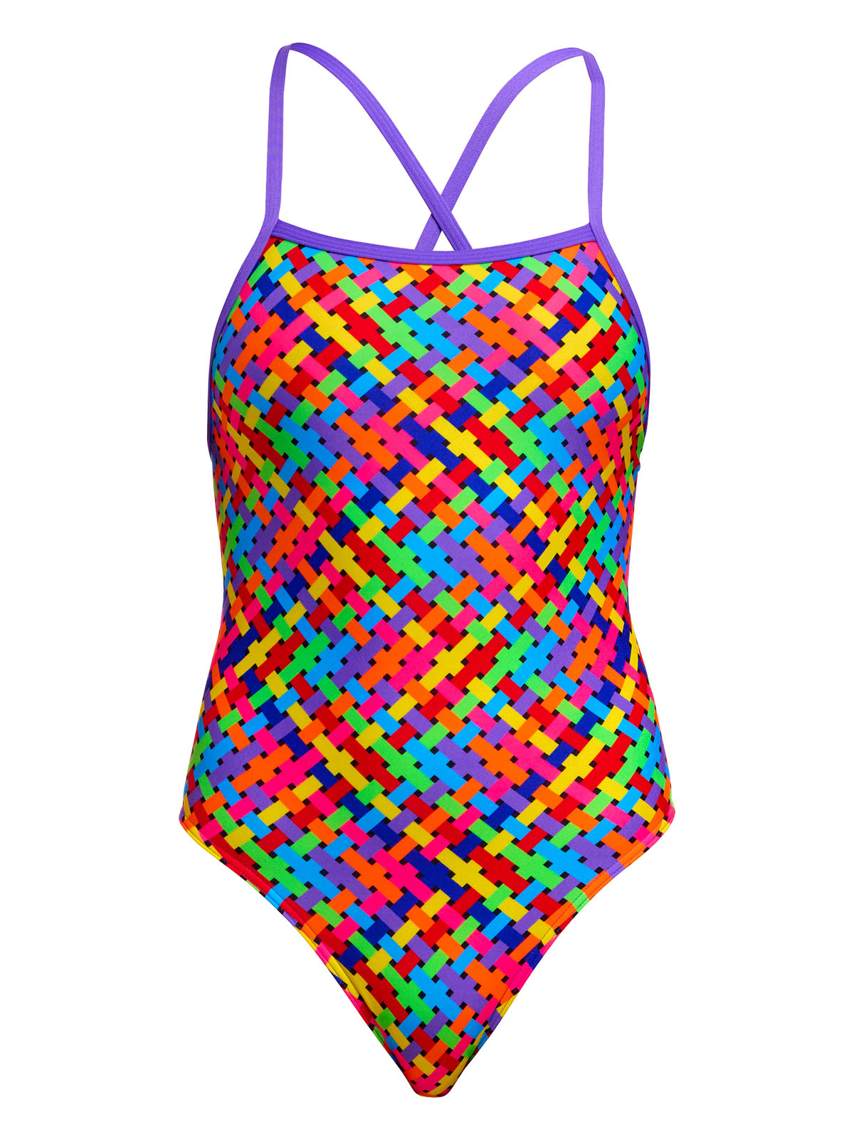 Funkita TMT Bread Basket Kadın Antrenman Mayosu – Ayarlanabilir Bağlamalı Askı Tasarımı & C-Infinity Klor Dayanımlı