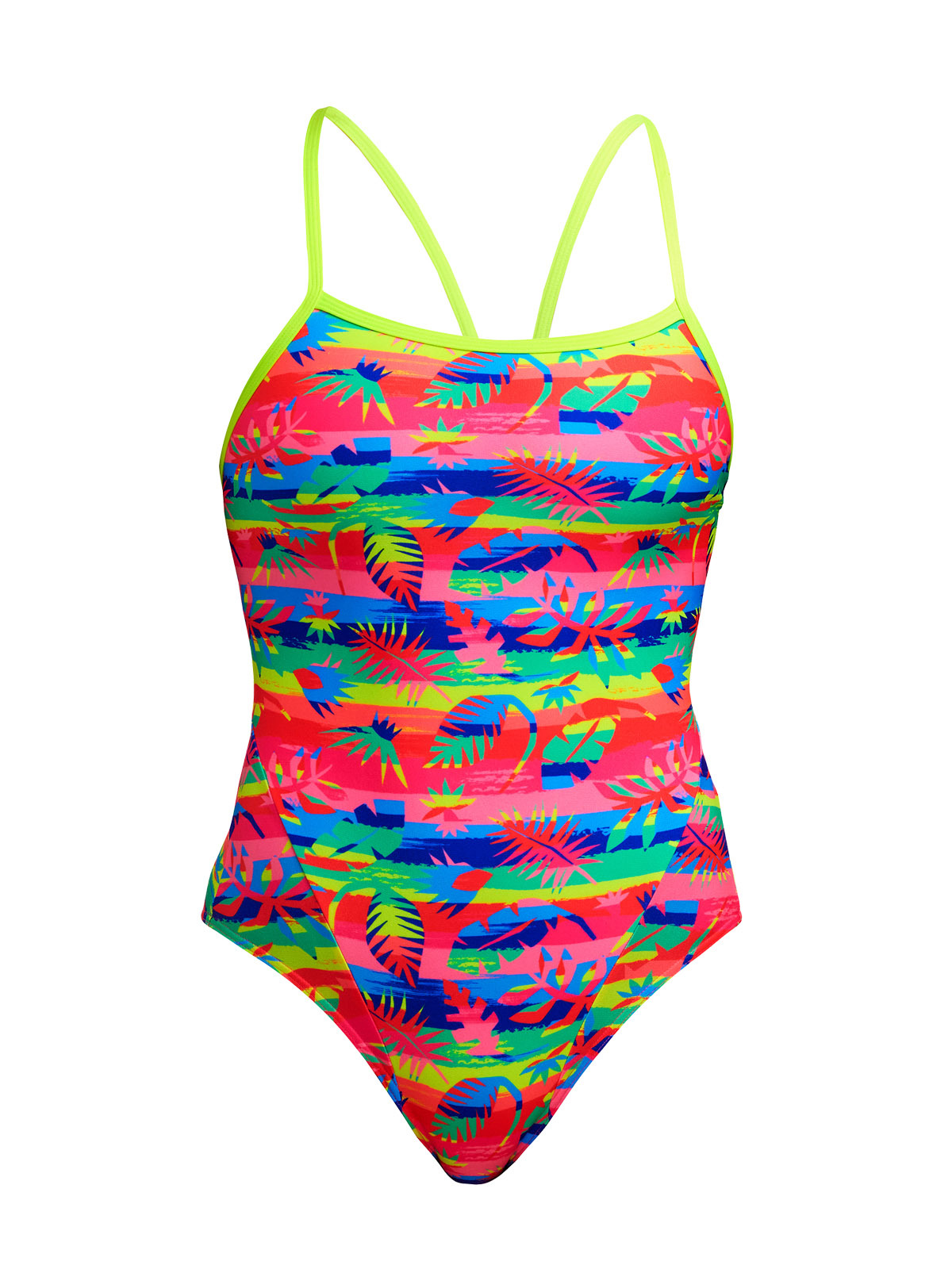 Funkita SS Free Foliage Kadın Antrenman Mayosu – C-Infinity Klor Dayanımlı