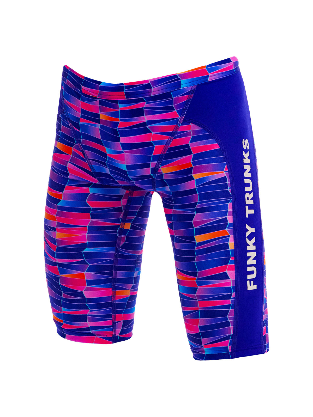 Funky Trunks Training Jammers Warped Waves  – Erkek Çocuk Uzun Antrenman Jammer Mayosu