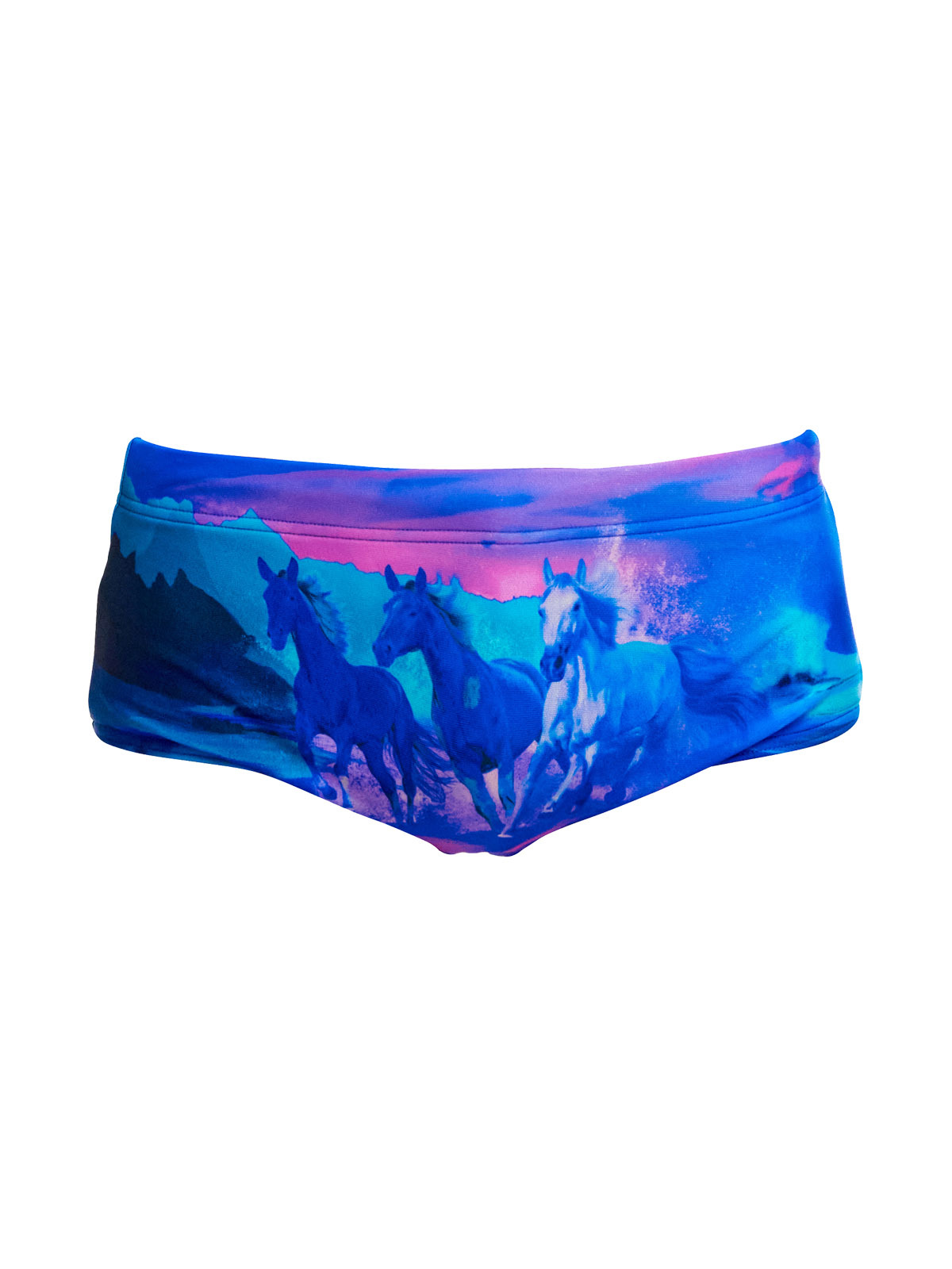 Funky Trunks Sidewinder Trunks Ride Time – Erkek Çocuk Slim Antrenman Mayosu