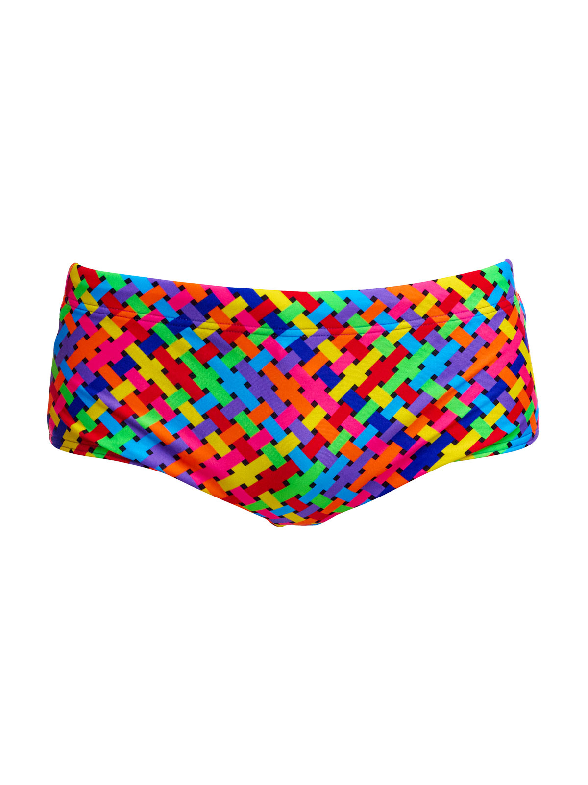 Funky Trunks Sidewinder Trunks Bread Basket– Erkek Çocuk Slim Kesim Yüzme Mayosu