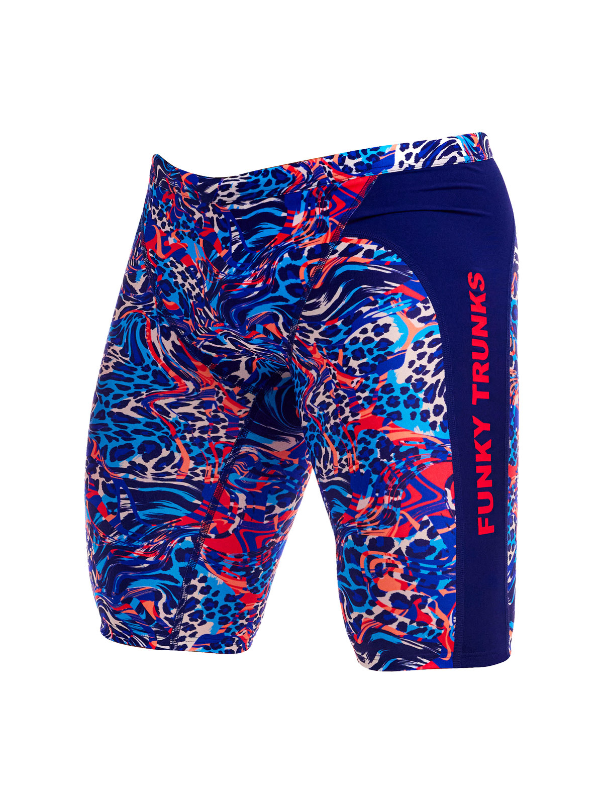 Funky Trunks Training Jammers Mad Cat– Erkek Diz Boyu Antrenman Mayosu
