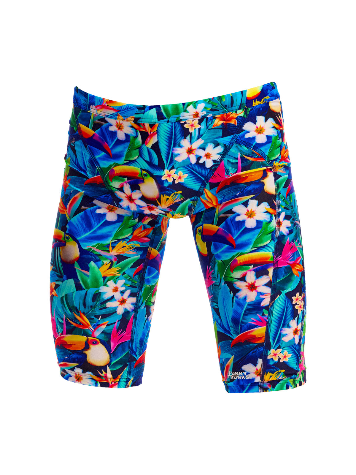 Funky Trunks Training Jammers Birdie Wordie – Erkek Diz Boyu Antrenman Mayosu