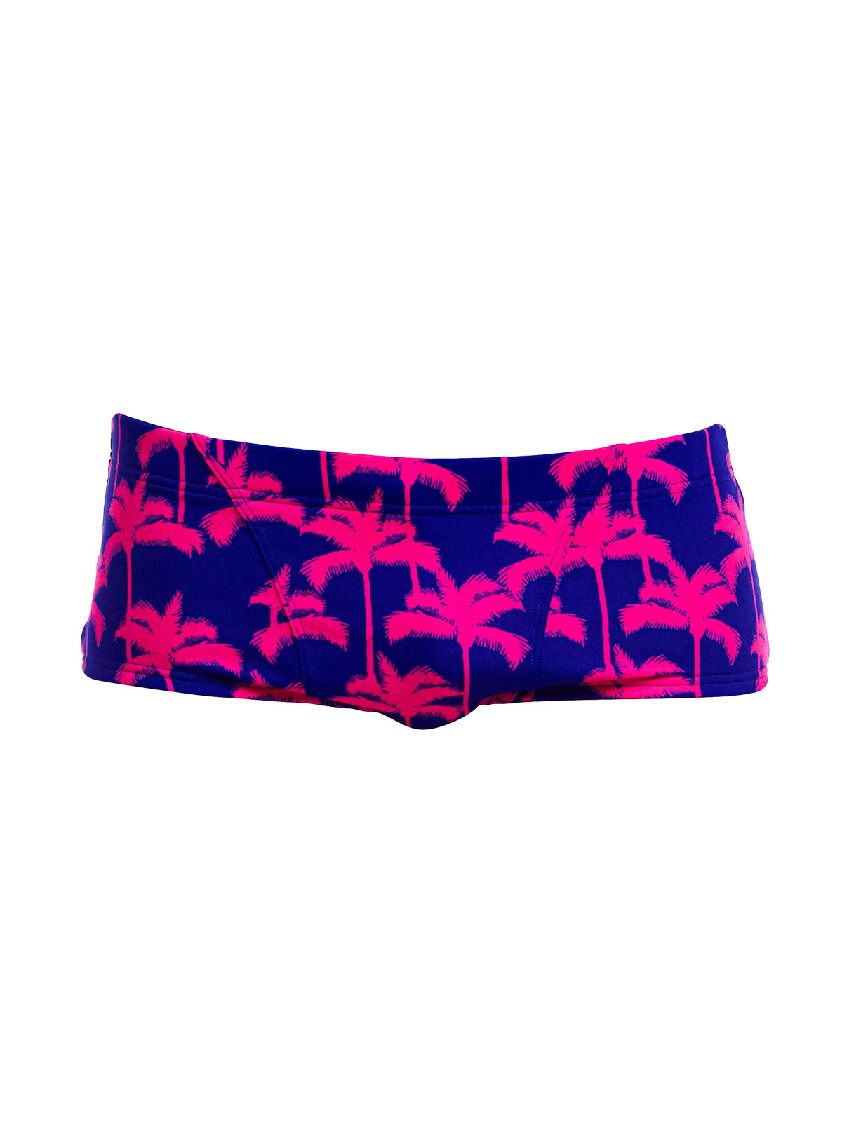 Funky Trunks Classic Trunks Pinky Palms - Klor Dirençli, Ekolojik Tasarım Erkek Antrenman Mayosu
