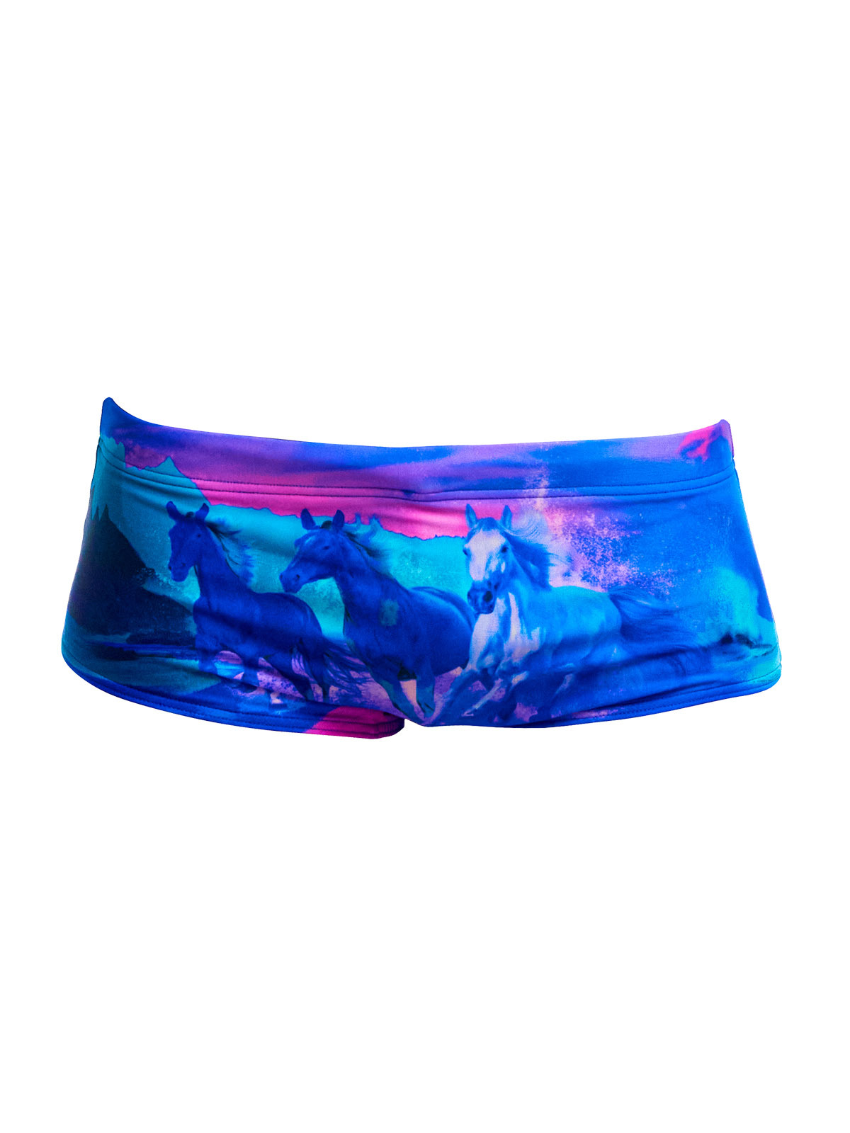 Funky Trunks Sidewinder Trunks Ride Time - Klor Dirençli, Ekolojik Tasarım Erkek Antrenman Mayosu