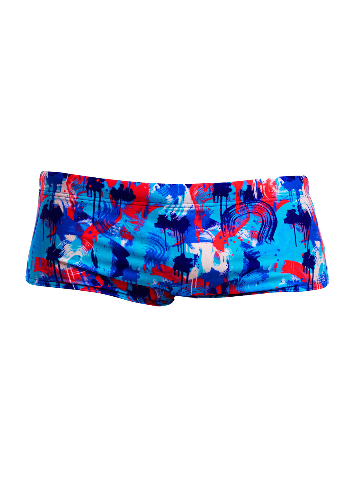 Funky Trunks Sidewinder Trunks Messy Messy Messy - Klor Dirençli, Ekolojik Tasarım Erkek Antrenman Mayosu