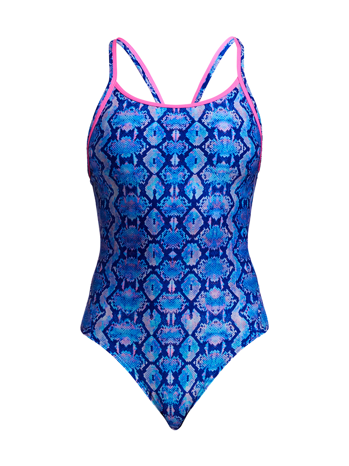 Funkita DB Blue Viper Kadın Yüzücü Mayosu-Klora Dayanıklı ve Rahat