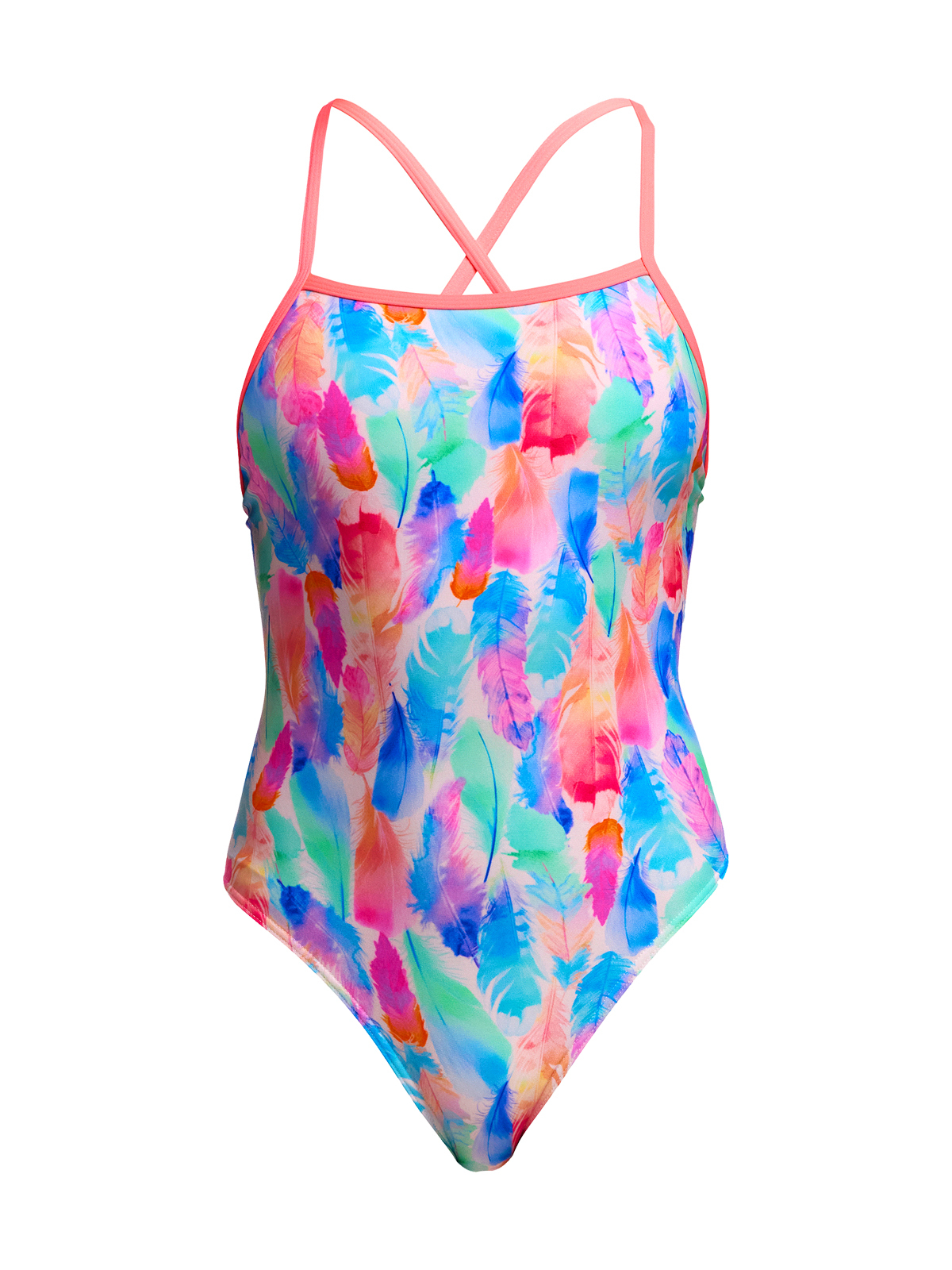 Funkita TMT Tickle Pink Bağlamalı Yüzücü Mayosu – Ayarlanabilir Askılı