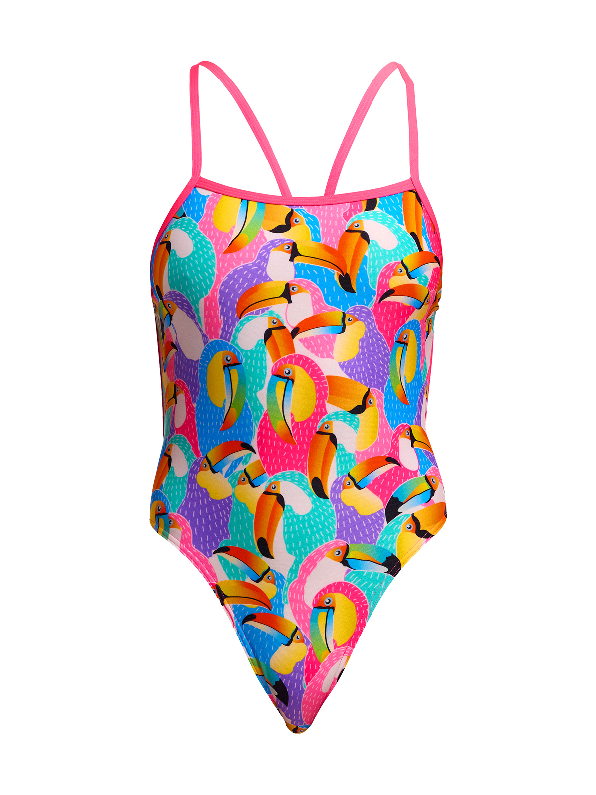 Funkita HL Tou By Tou Kadın Yüksek Bacak Kesimli Yüzücü Mayosu – Brezilya Kesim Arka ve İnce Askılı