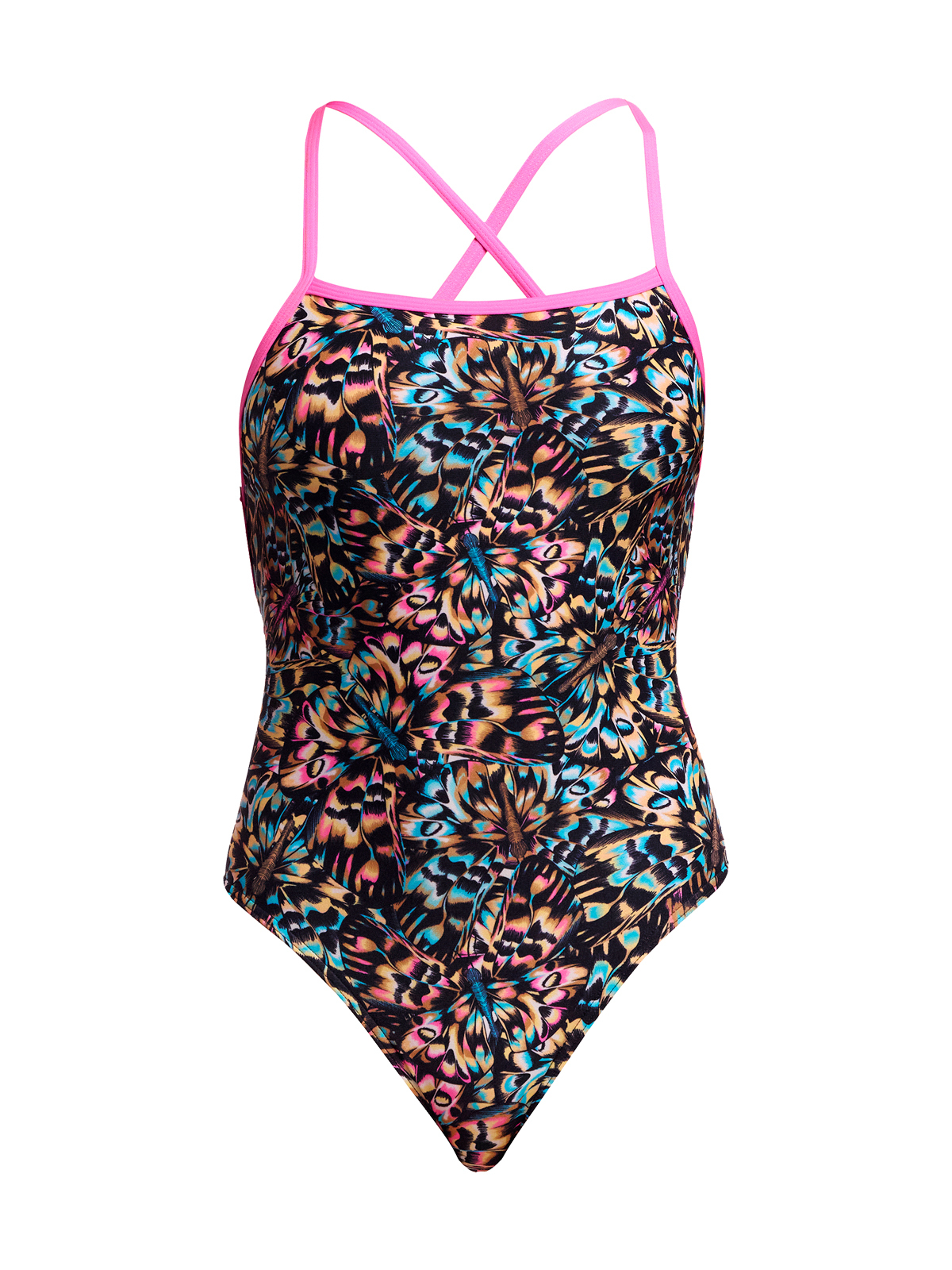 Funkita STP Copper Cluster Kadın Yüzme Mayosu - Çift Çapraz Sırt, Klor Dirençli, Ekolojik Tasarım