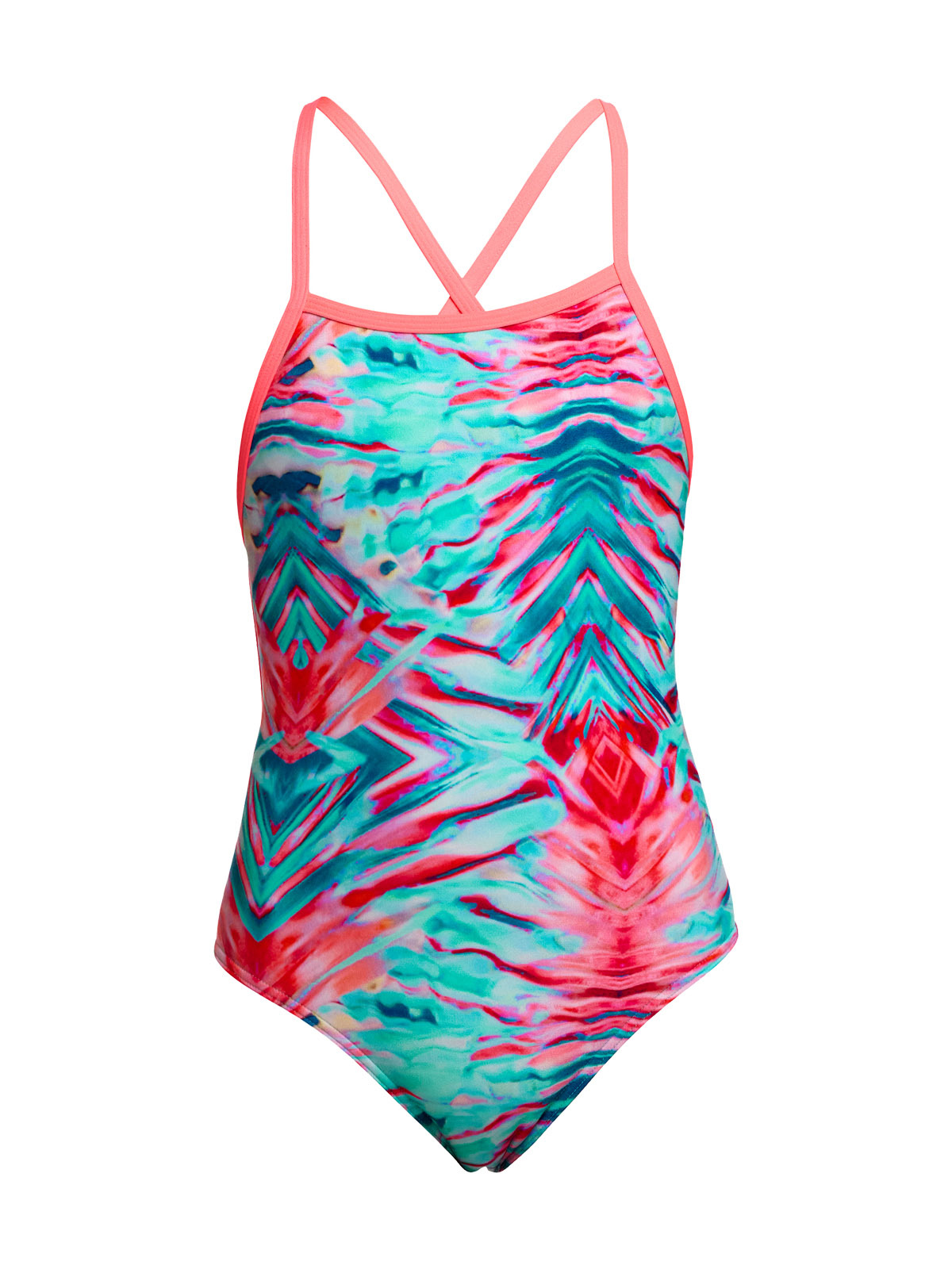 Funkita STP Ripple Reflect Kız Çocuk Çift Çapraz Askılı Mayo