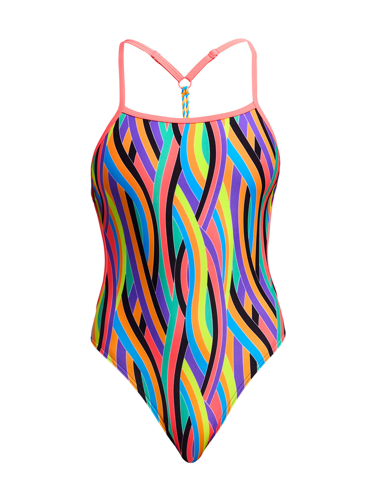 Funkita TW Curl Curl Kadın Sırtı Örgülü Arkası Açık Mayo