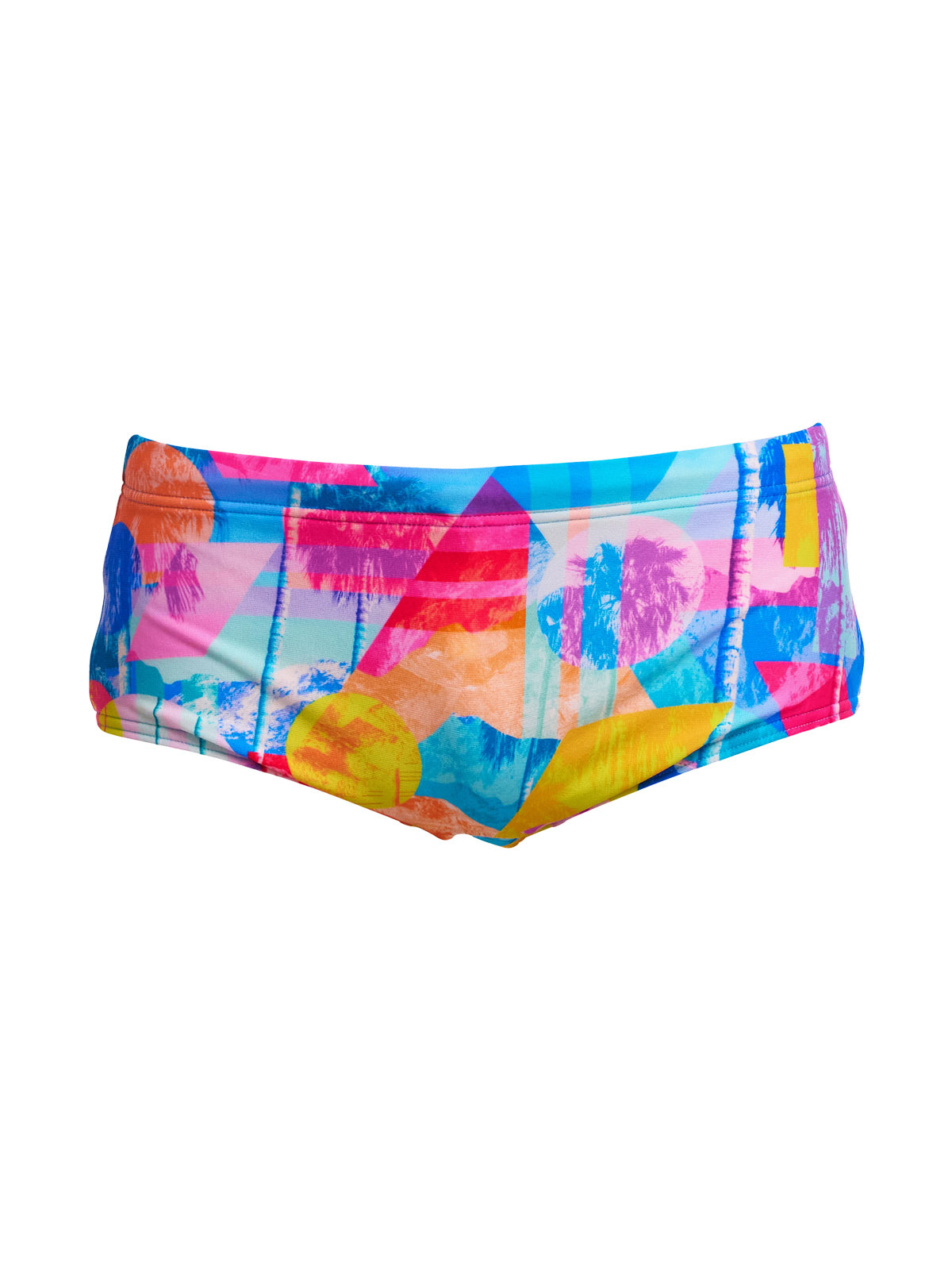 Funky Trunks Erkek Çocuk Sidewinder Yüzme Mayosu - Pixel Paradise (Erkek Çocuk Sidewinder Trunk)