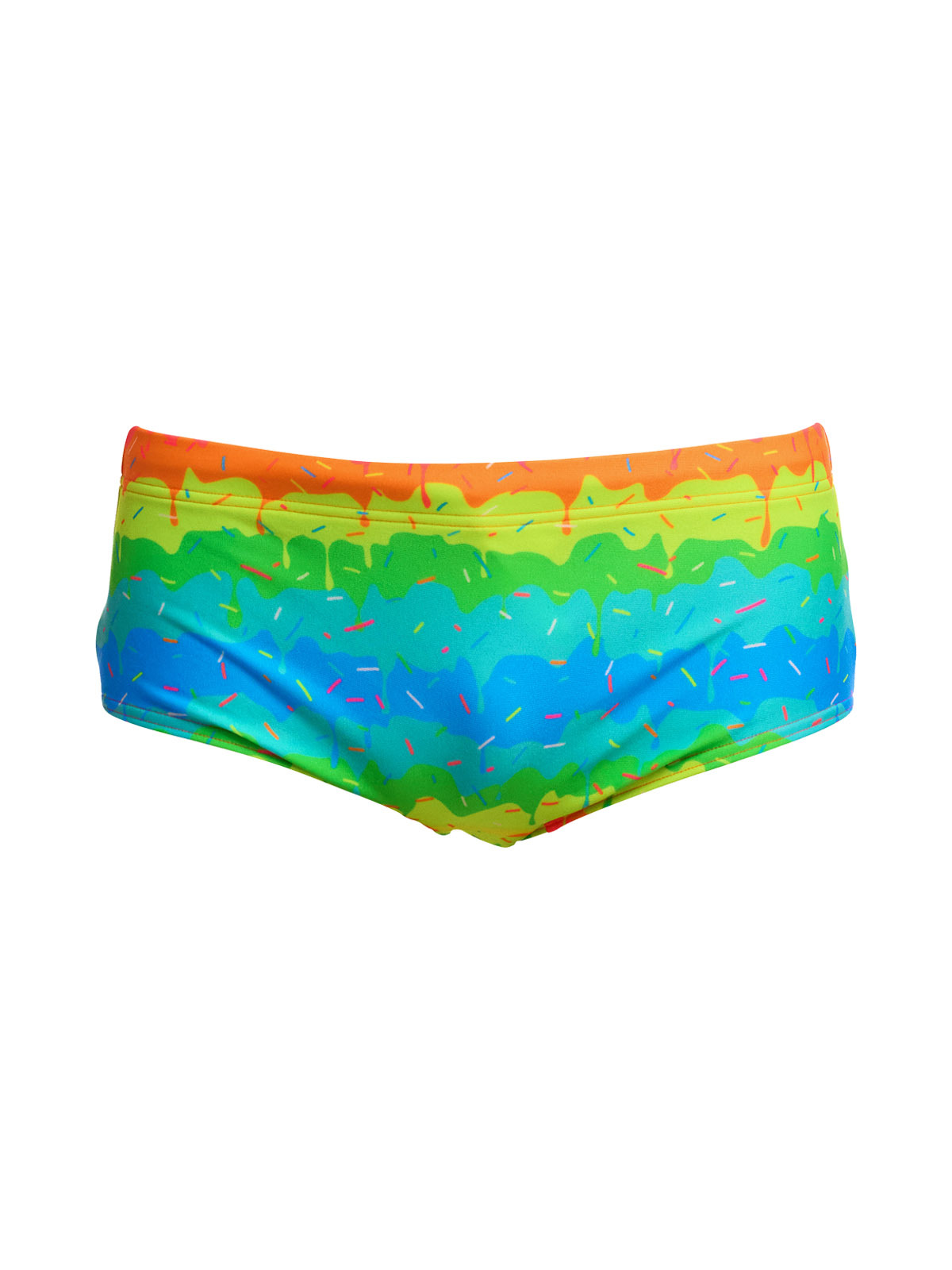 Funky Trunks Erkek Çocuk Sidewinder Yüzme Mayosu - Melting Mayhem (Erkek Çocuk Sidewinder Trunk)