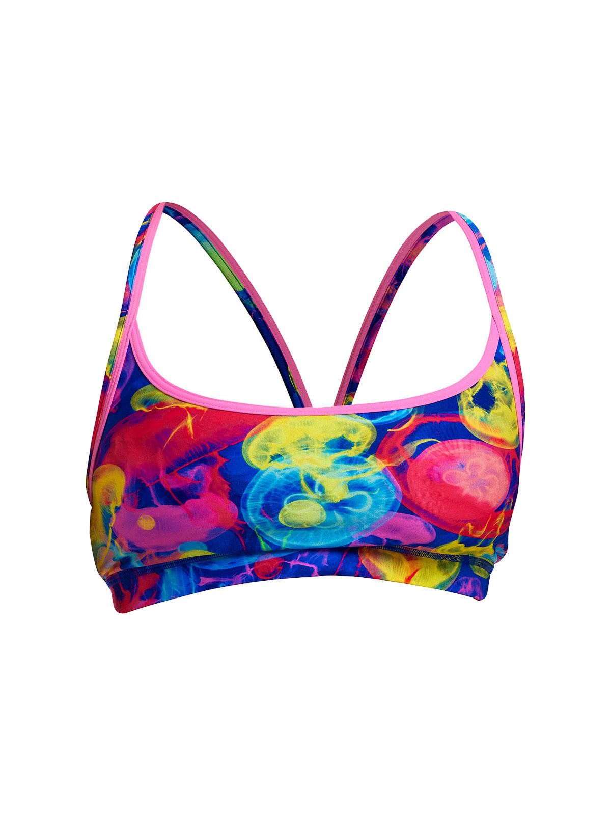 Funkita Sting Stung Kadın Spor Yüzme Üstü – Racerback Sports Top | Tek Üst