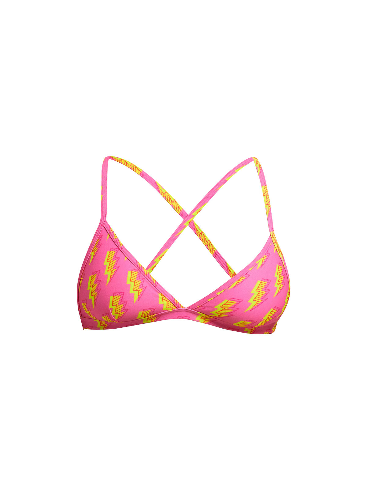 Funkita Stunner Kadın Üçgen Bikini Üstü – Ayarlanabilir Askılı Tri Top | Tek Üst