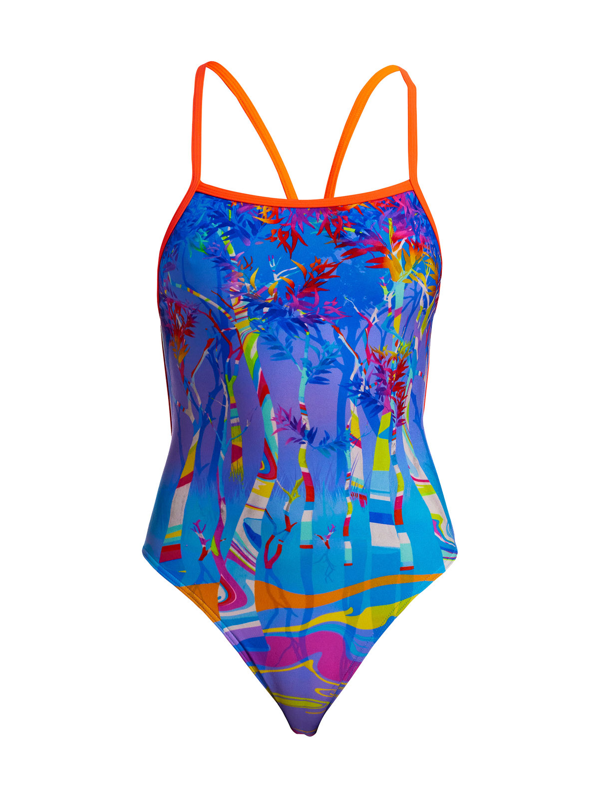 Funkita SST Ghost Gum Kadın Tek Askılı Yüzücü Mayosu – Yüksek Kesim Performans Modeli