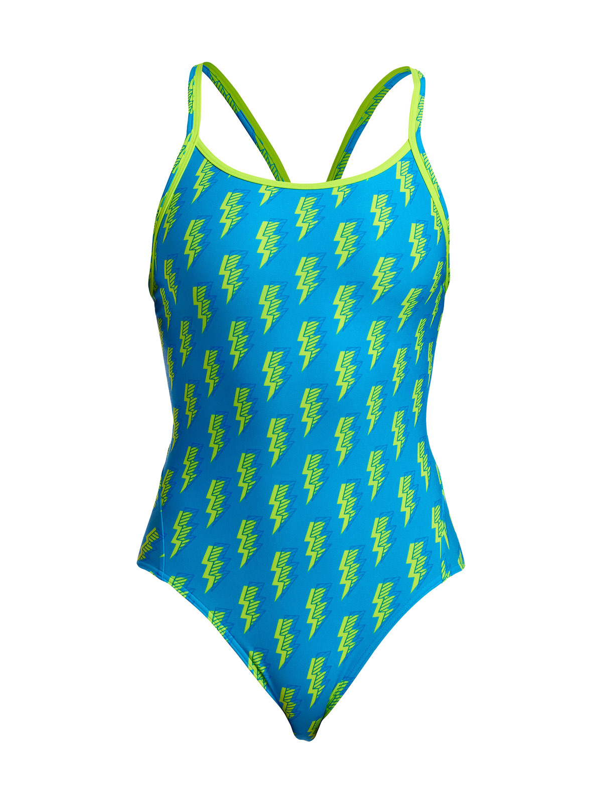 Funkita DB Bolted Kadın Yüzücü Mayosu-Klora Dayanıklı ve Rahat