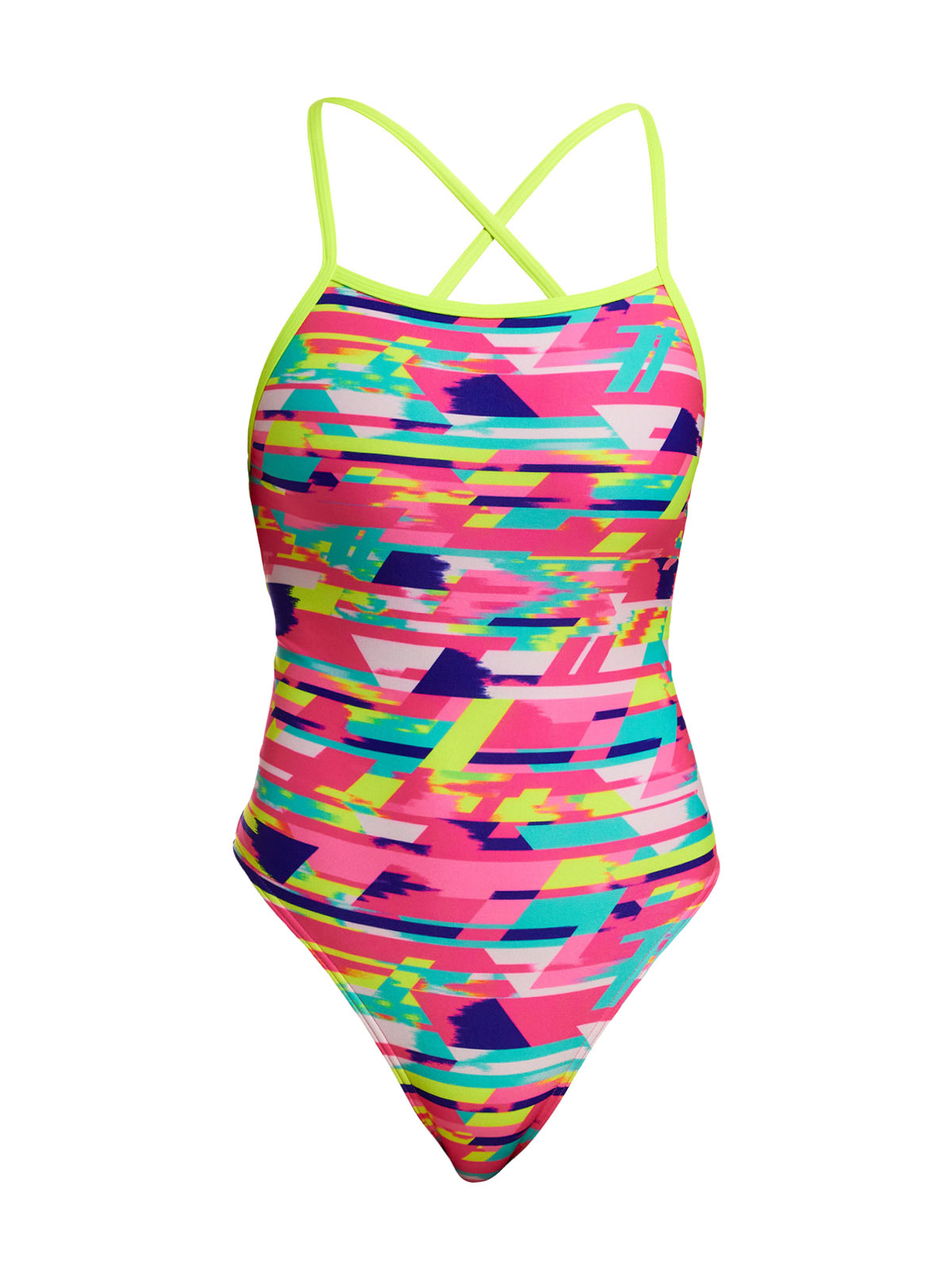 Funkita STP Blurred Babe Kadın Çapraz Askılı Yüzücü Mayosu