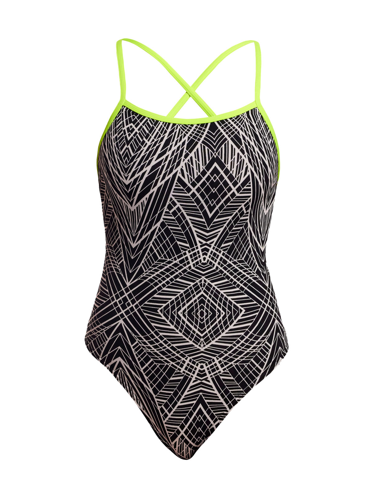 Funkita STP Space Signals Kadın Çapraz Askılı Yüzücü Mayosu