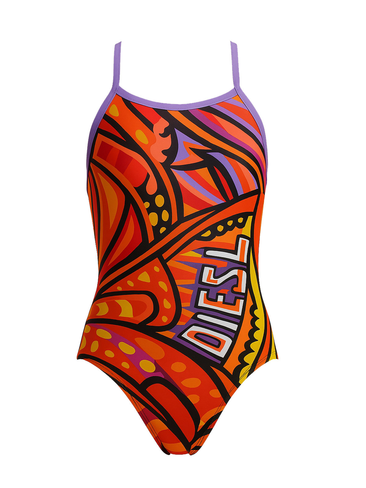 Funkita TMT Gold Tips Bağlamalı Kız Çocuk Antrenman Mayosu