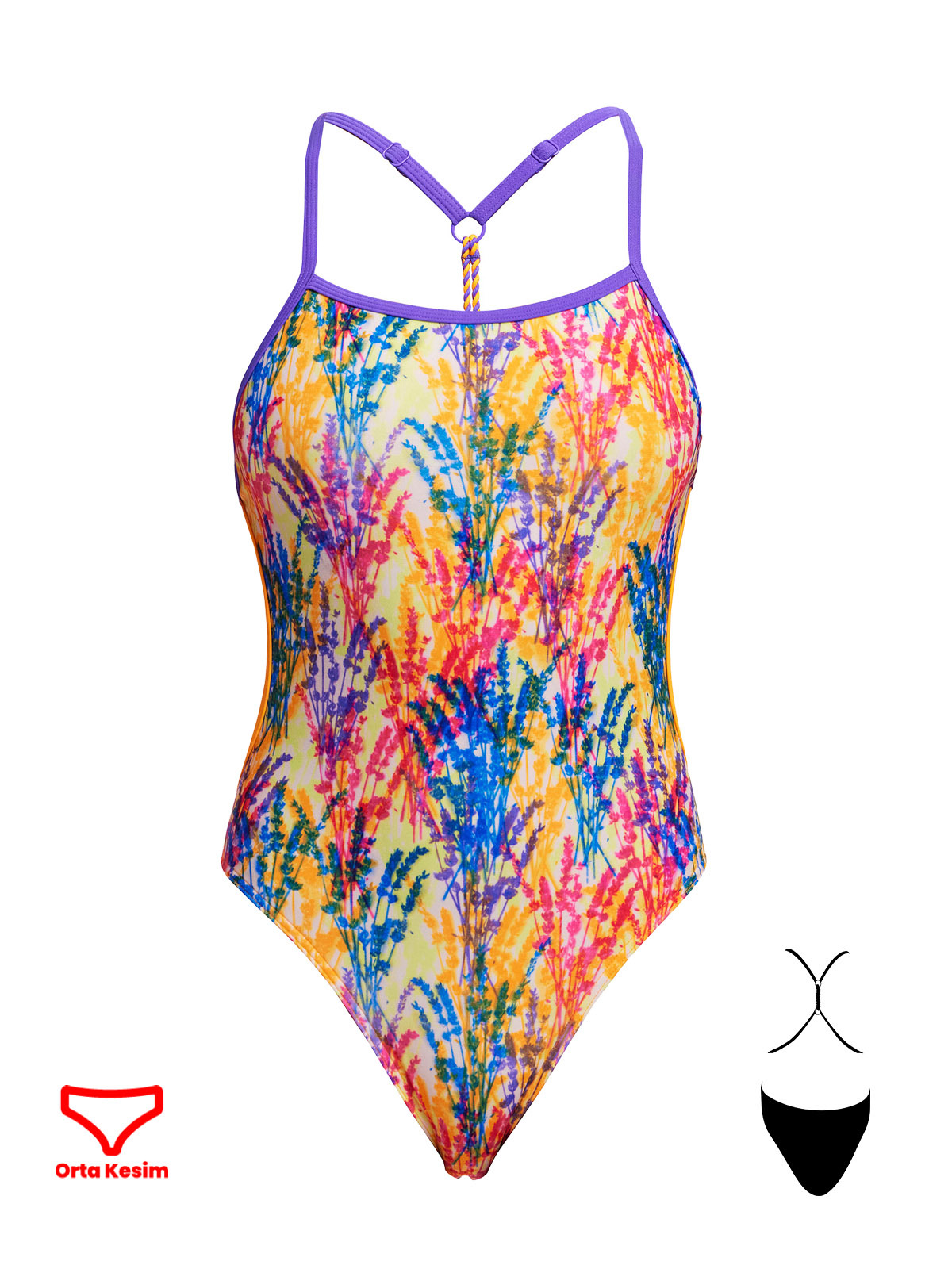 Funkita TW Strike A Posy Kız Yüzme Mayosu,Klor Dirençli, Ekolojik Tasarım