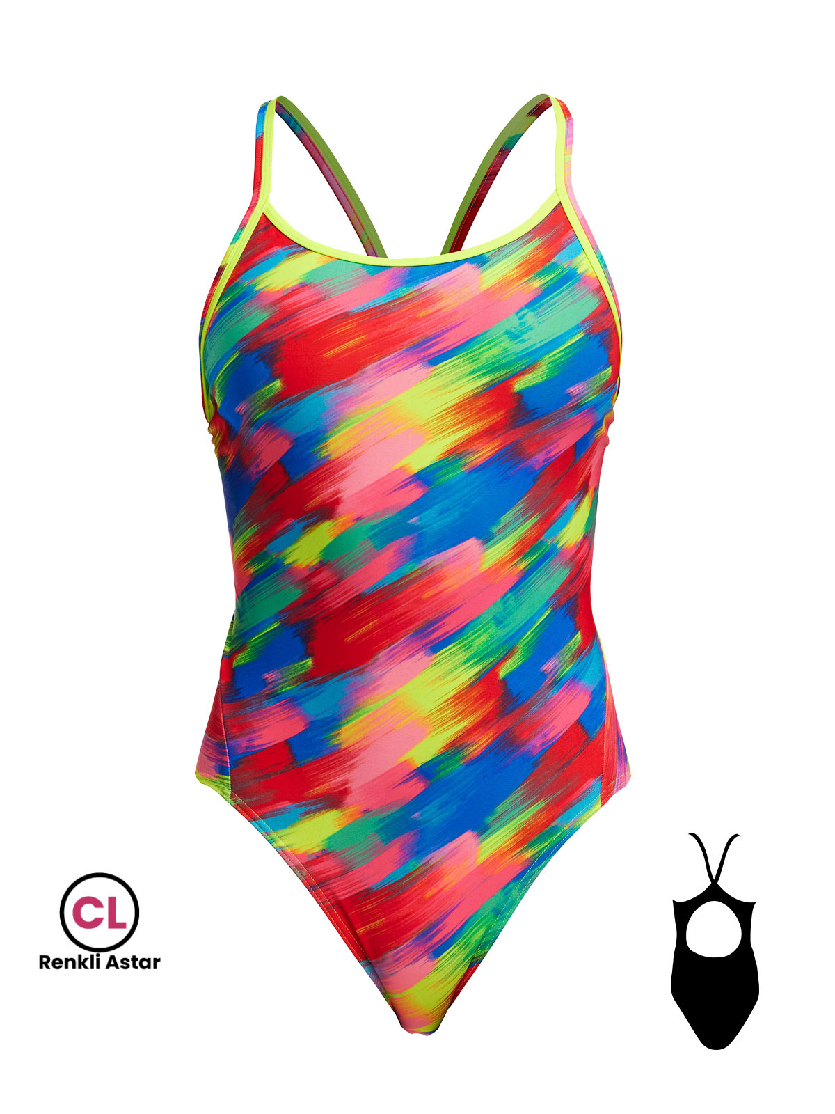 Funkita DB Stroked Kadın Yüzme Mayosu