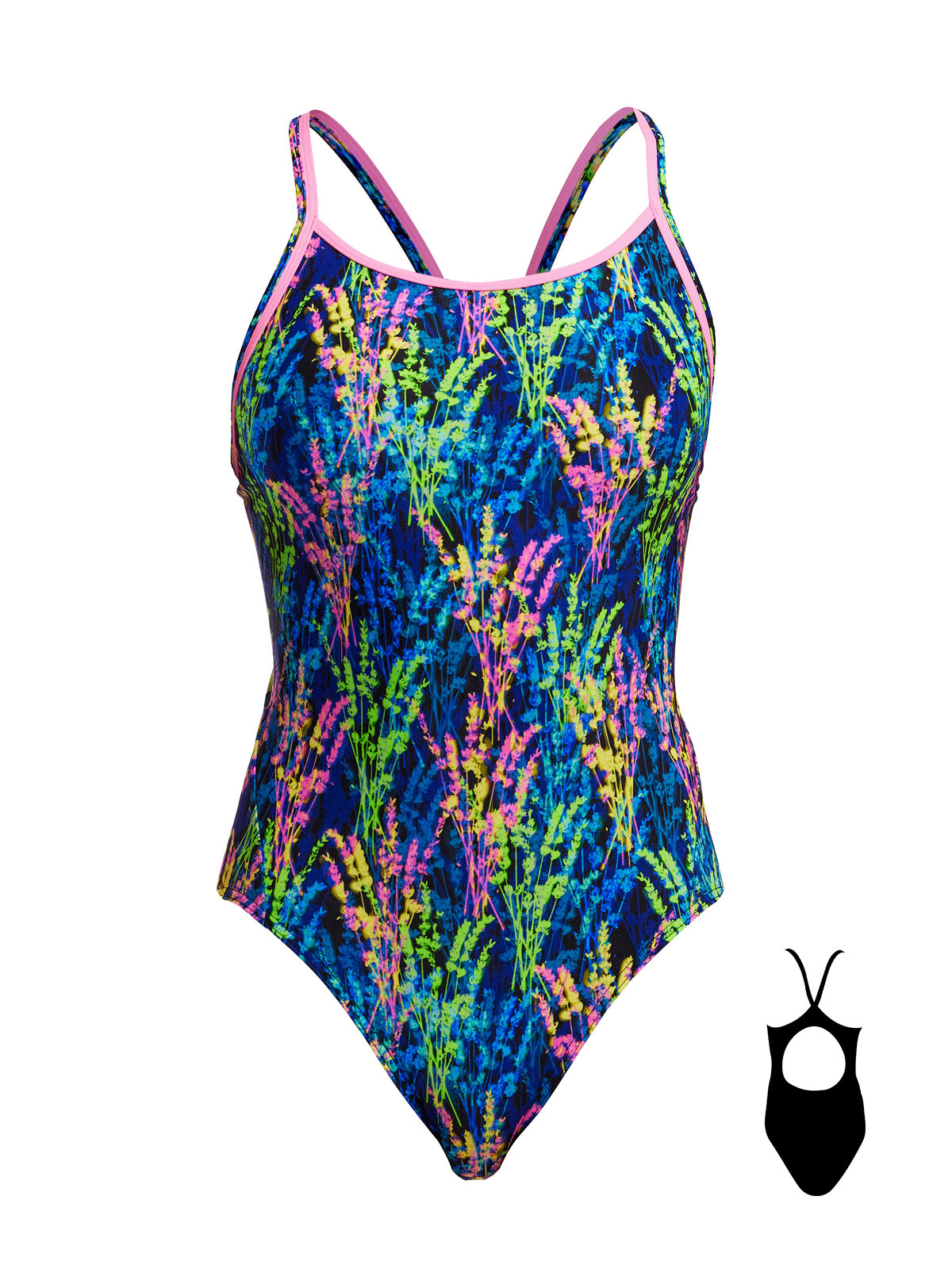Funkita DB Midnight Meadow Kadın Yüzme Mayosu