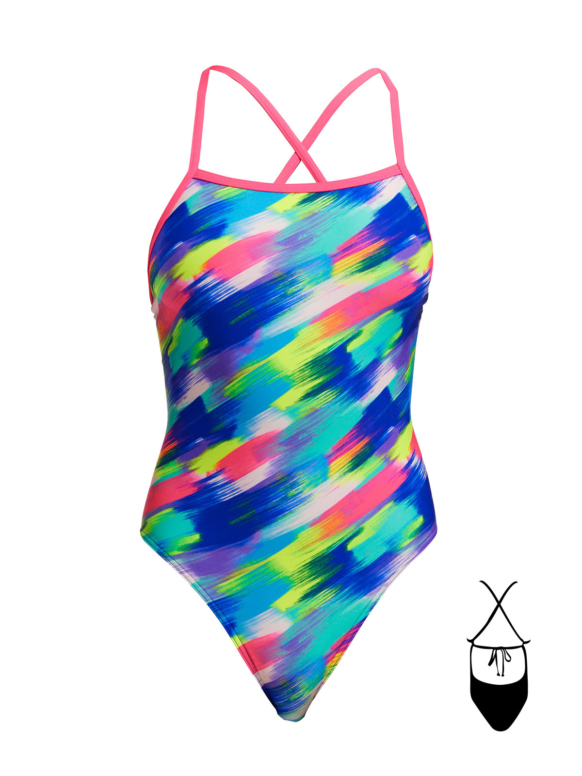 Funkita TMT Streaky Strokes Kadın Yüzme Mayosu
