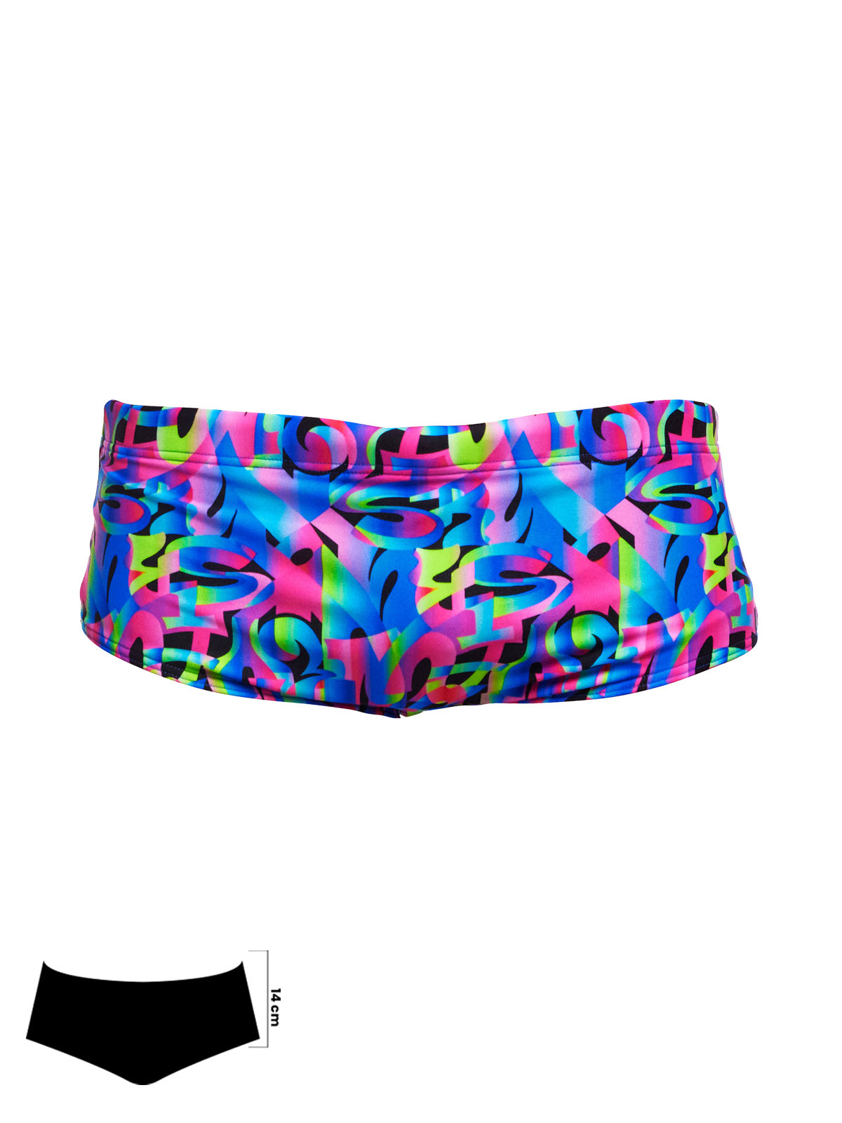 Funky Trunks Funk & Blues Erkek Antrenman Mayo, 14cm Trunks