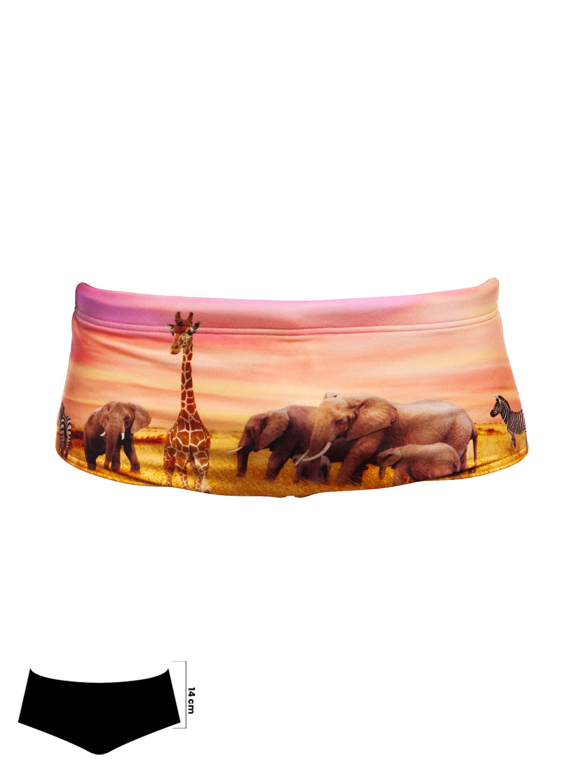 Funky Trunks Circle Of Life Erkek Antrenman Mayo, 14cm Trunks