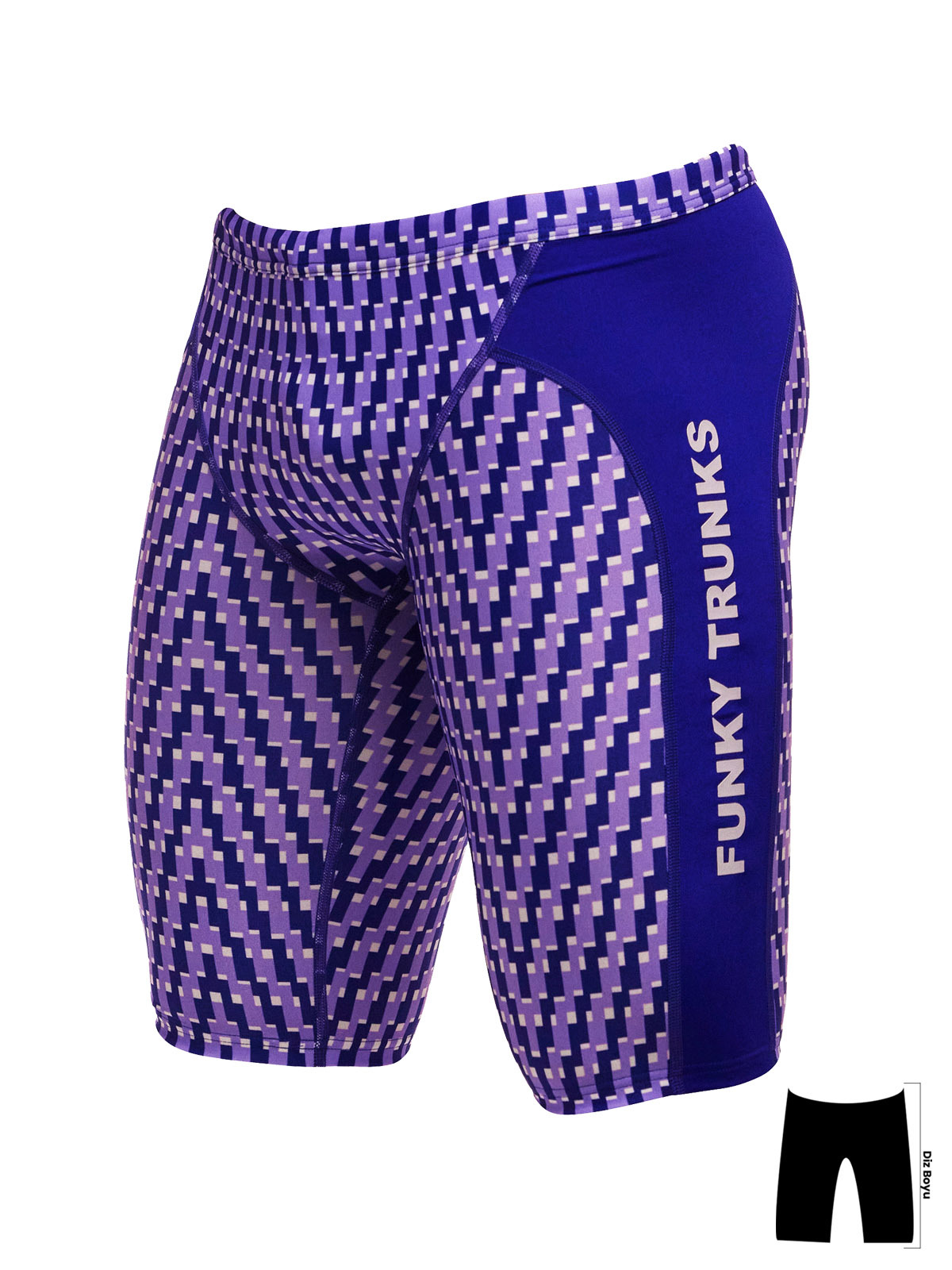 Funky Trunks JAM Future Dusk Erkek Antrenman Mayo, Dizboyu Jammer