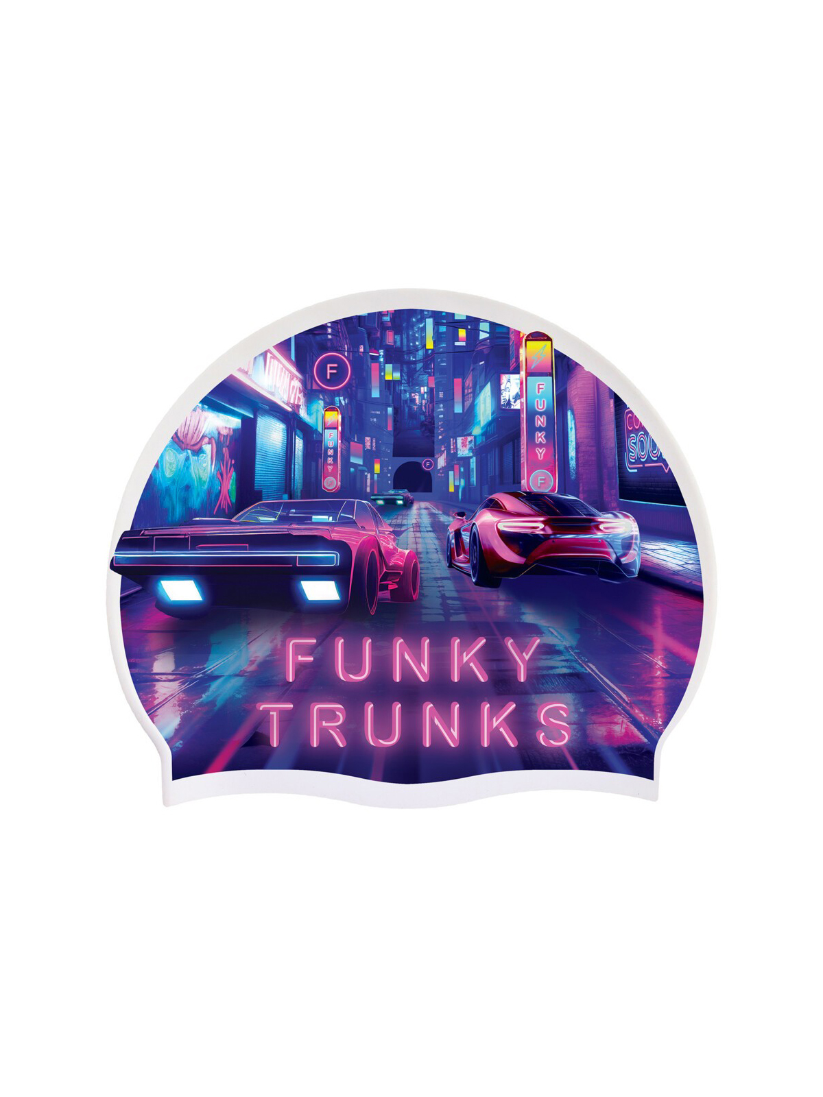 Funky Trunks Cyber City Antrenman Bonesi, Silikon Bone