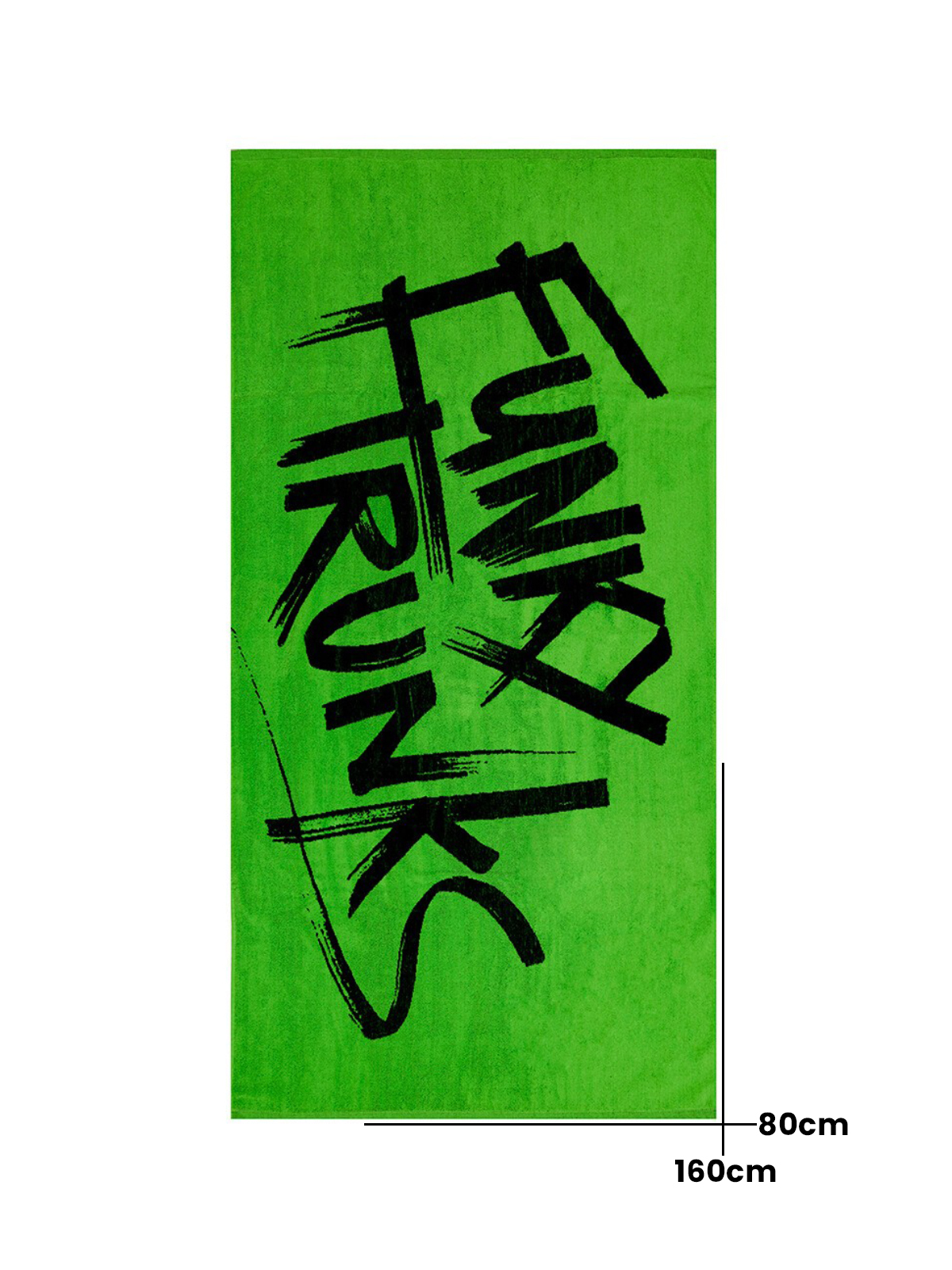 Funky Trunks Tagged Green Havlu, Antrenman & Spor Havlusu (160x80)