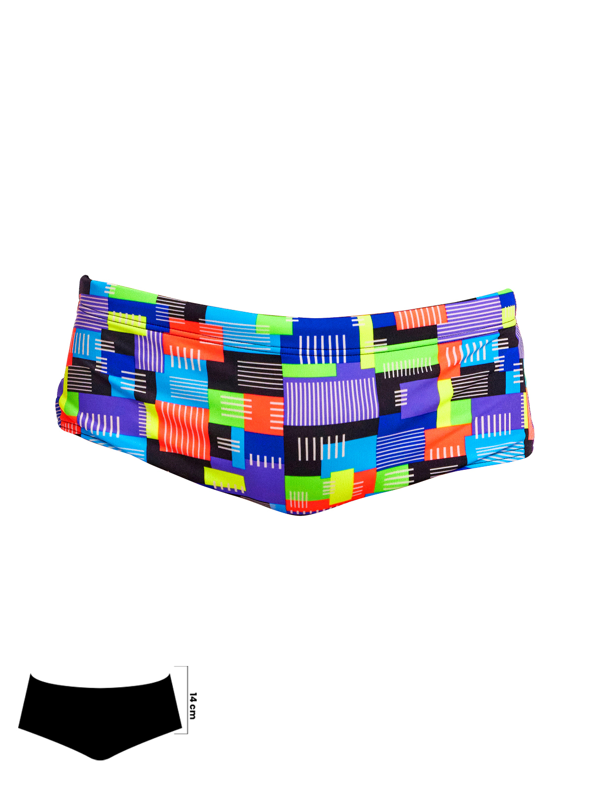 Funky Trunks Chip Set Erkek Antrenman Mayo, 14cm Trunks