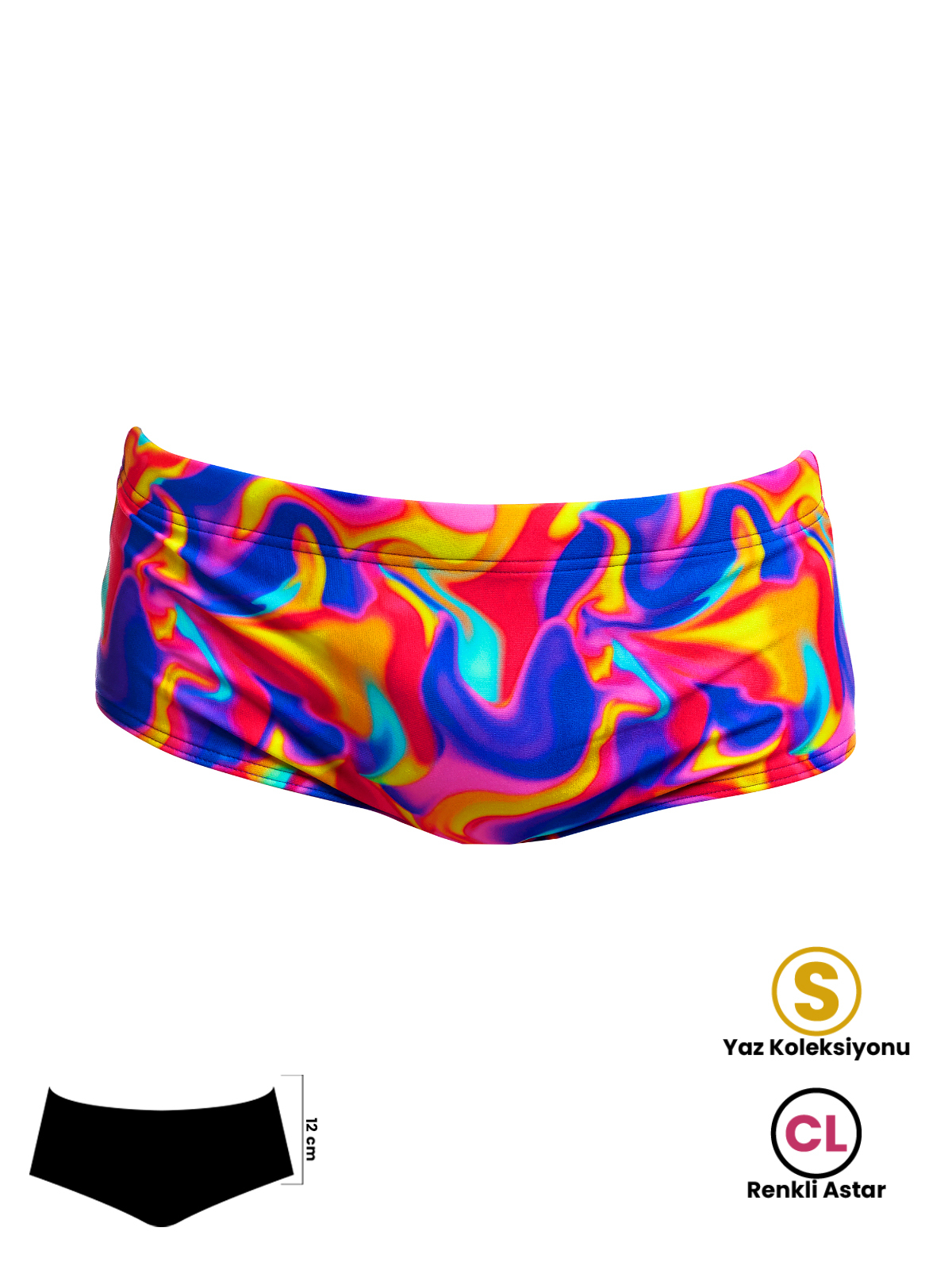 Funky Trunks Summer Swirl Erkek Çocuk Antrenman Mayo