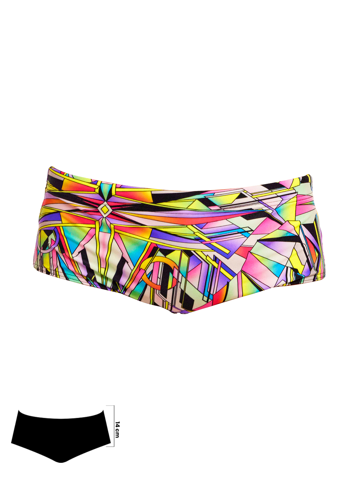 Funky Trunks Scissor Kick Erkek Antrenman Mayo, 14cm Trunks