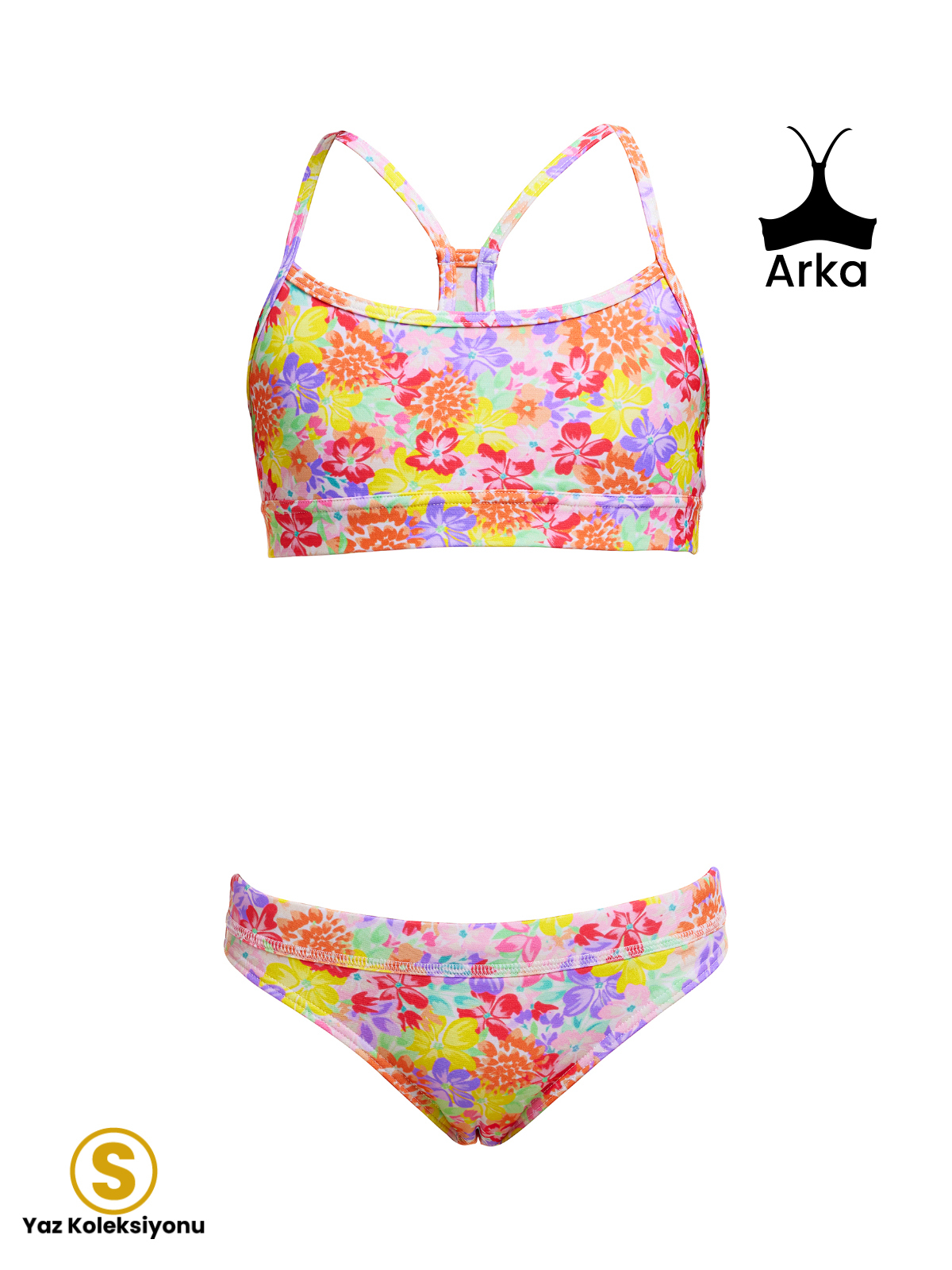 Funkita Summer Garden Bikini Takımı, Alt, Üst Takım Kız Çocuk Bikini