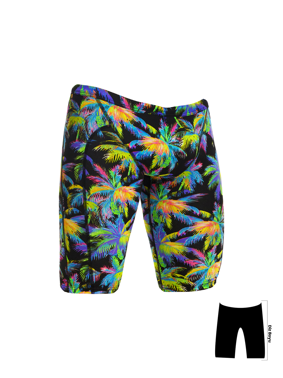 Funky Trunks JAM Paradise Please Erkek Antrenman Mayo, Dizboyu Jammer