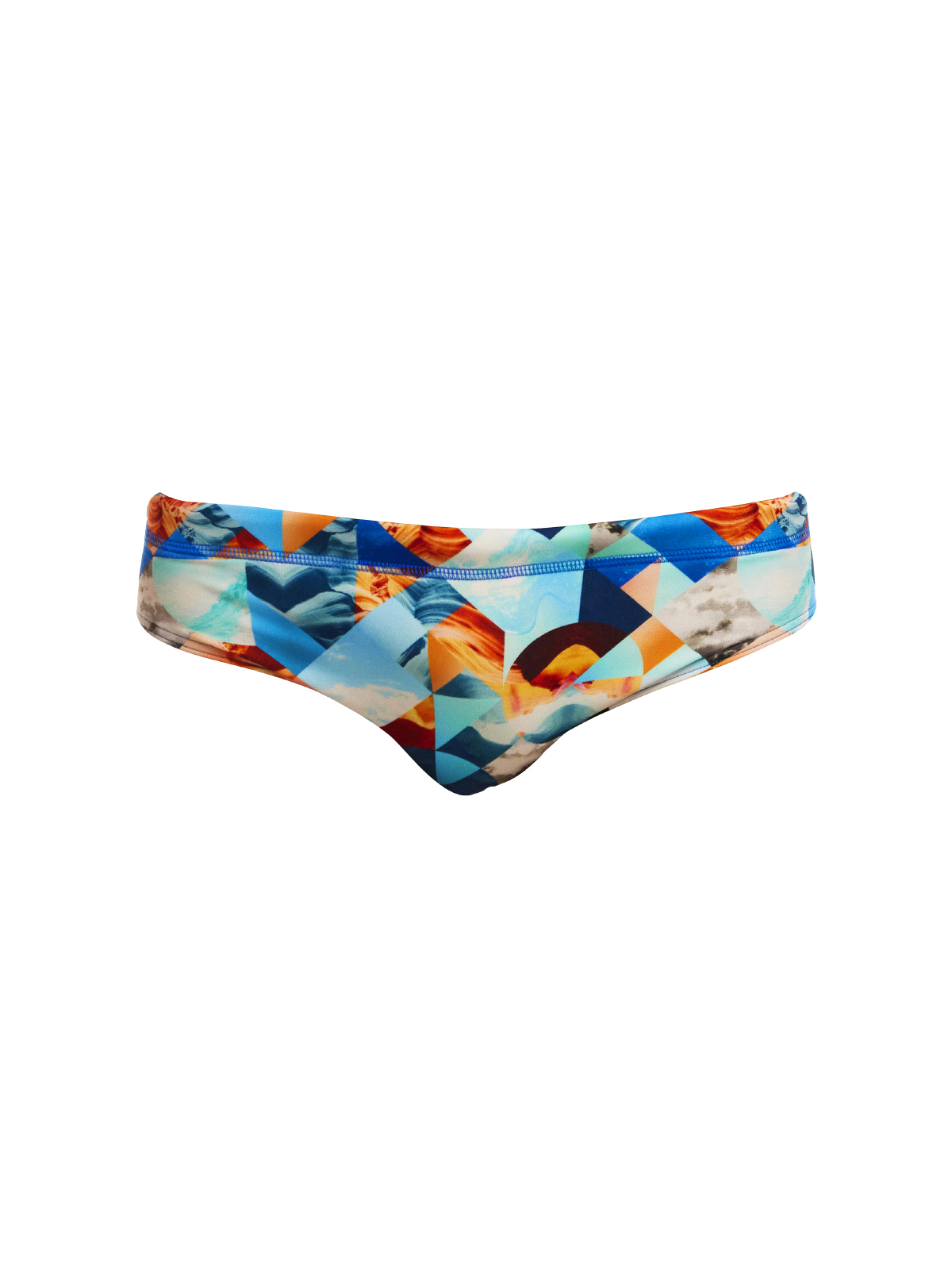 Funky Trunks Smashed Wave (Classic) Slip Mayo, Erkek Antrenman Mayo