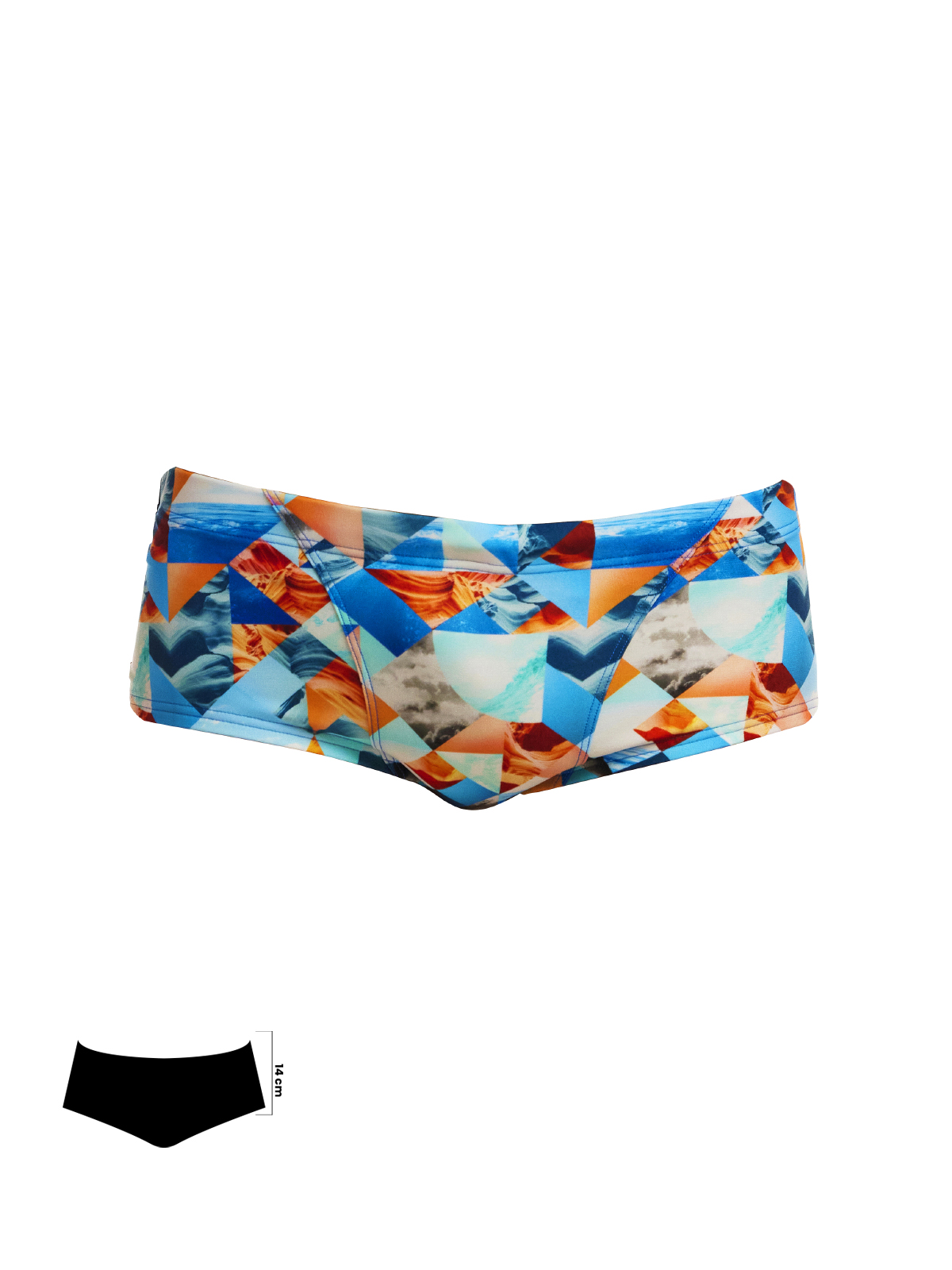 Funky Trunks Smashed Wave (Classic) Erkek Antrenman Mayo