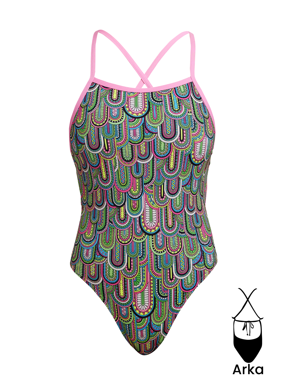 Funkita TMT Spring Flight Kadın Antrenman Mayo, Sırt Bağlamalı